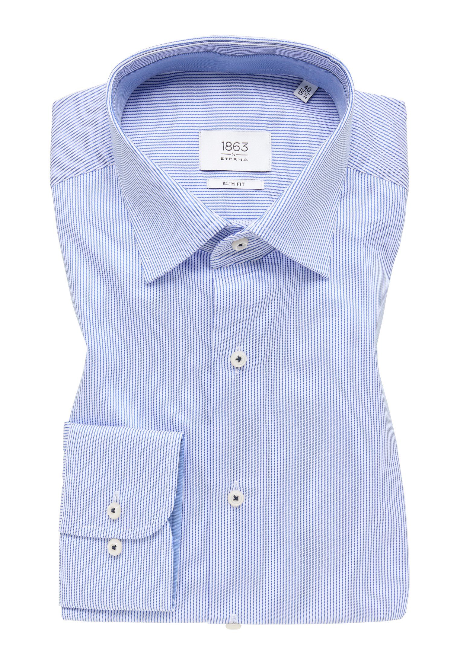 Eterna Overhemd met lange mouwen Slim fit