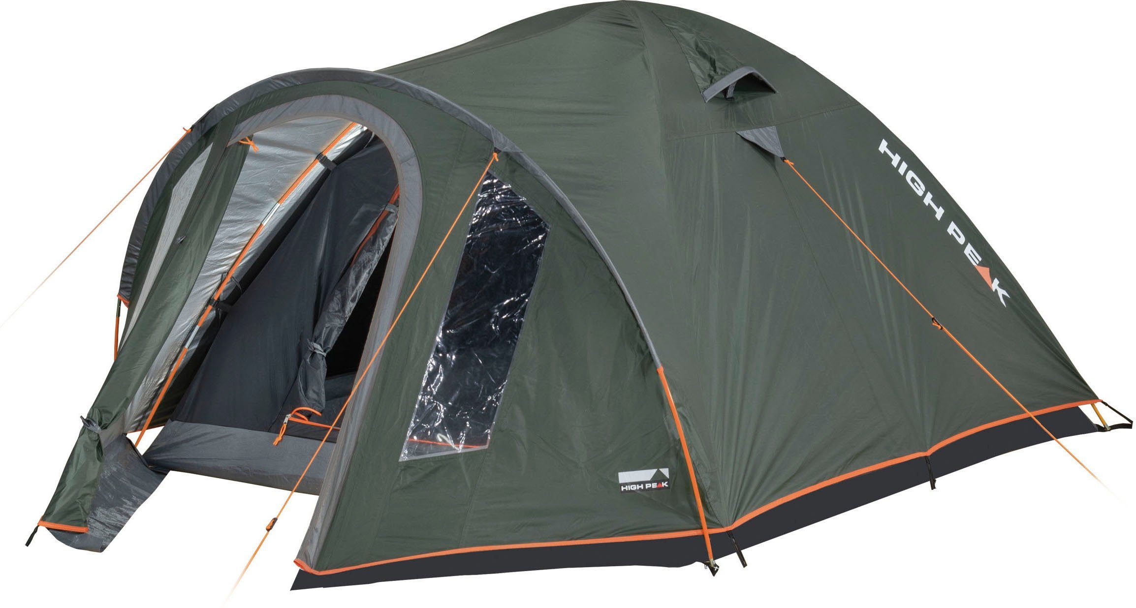 High Peak Koepeltent Tent Nevada 2.1 Vloerventilatie - Advanced Low Vent systeem tenten groen