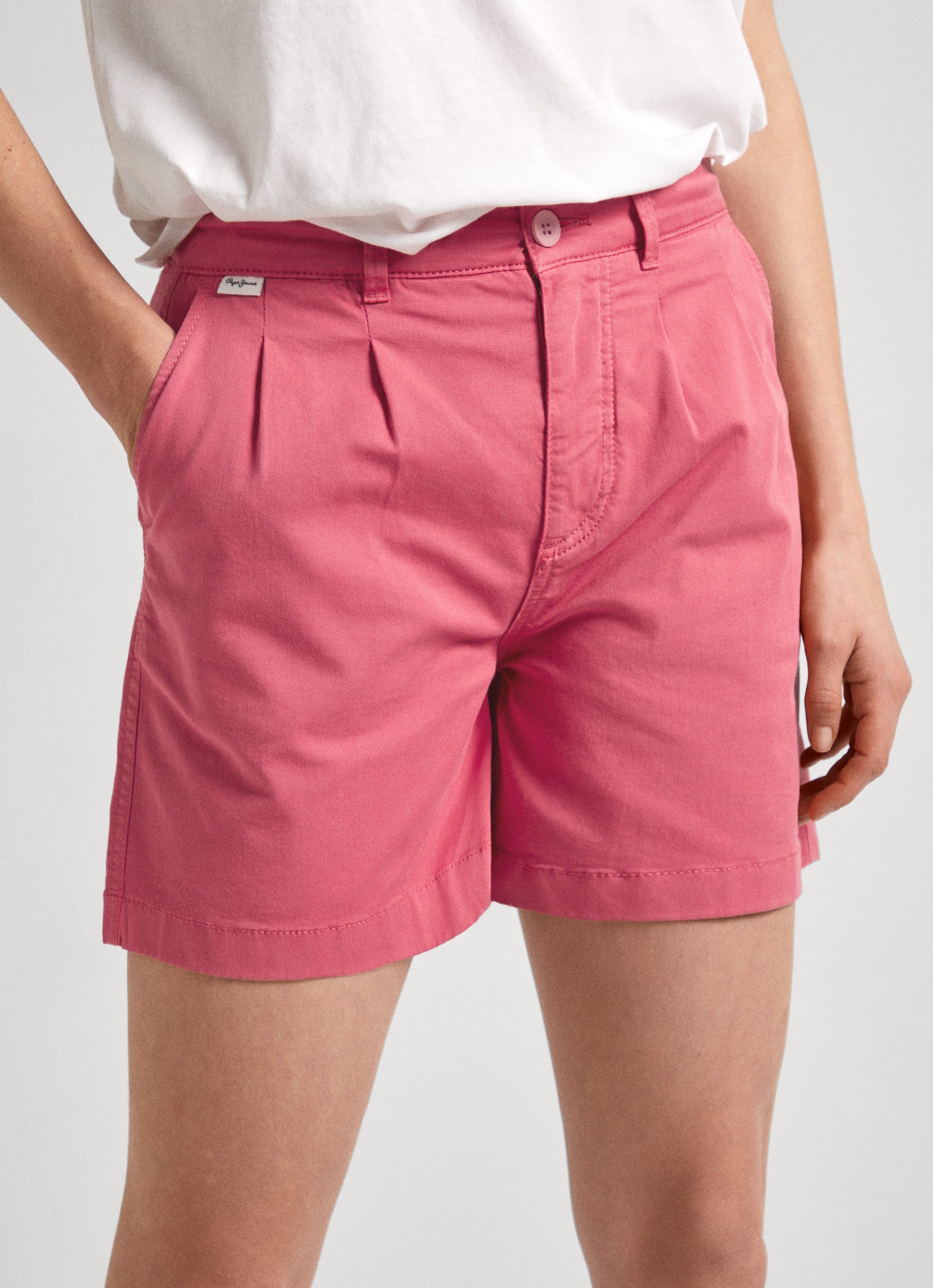 Pepe Jeans Chino-short VANIA in zachte katoenmix