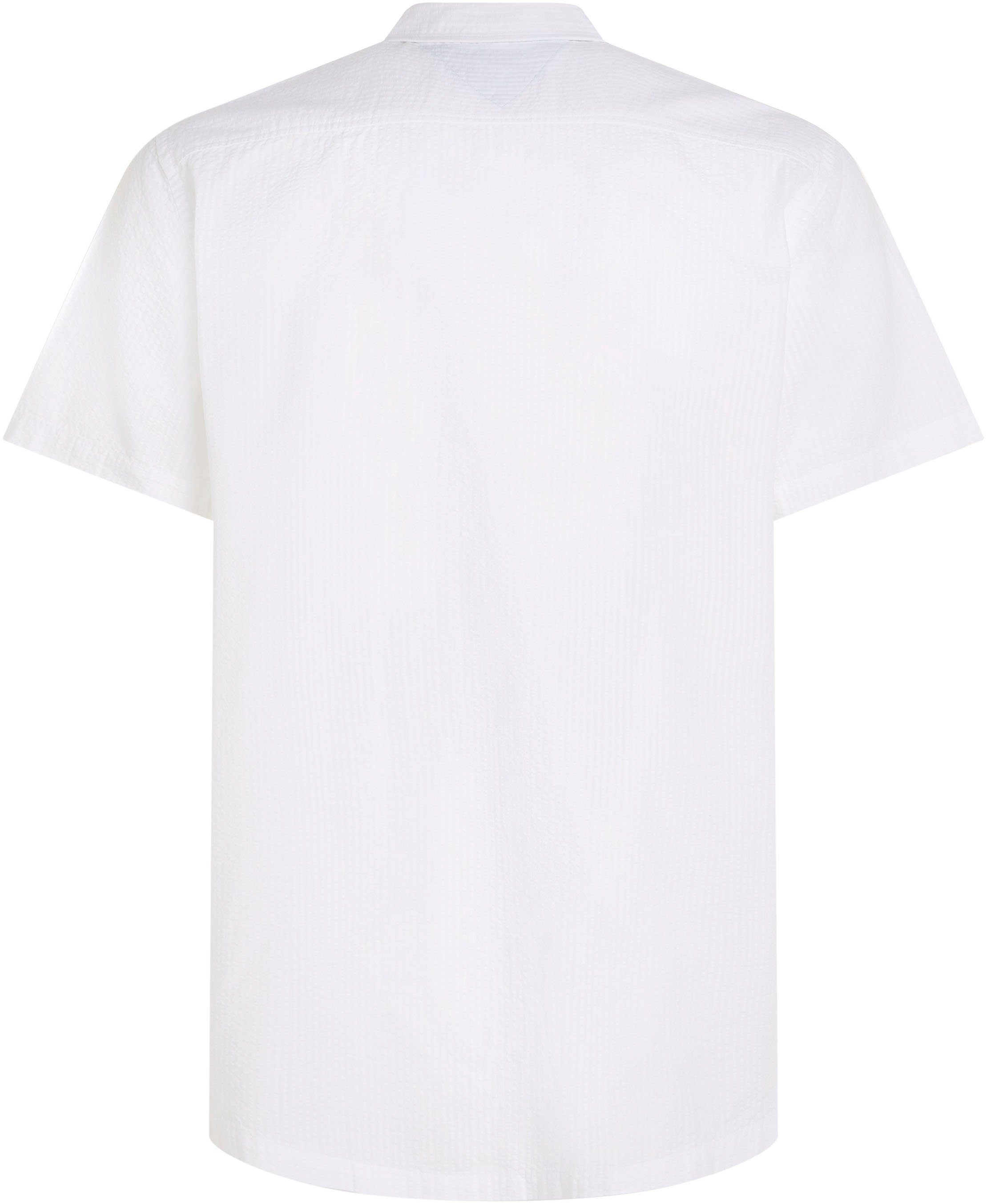 Tommy Hilfiger Overhemd met korte mouwen met structuur