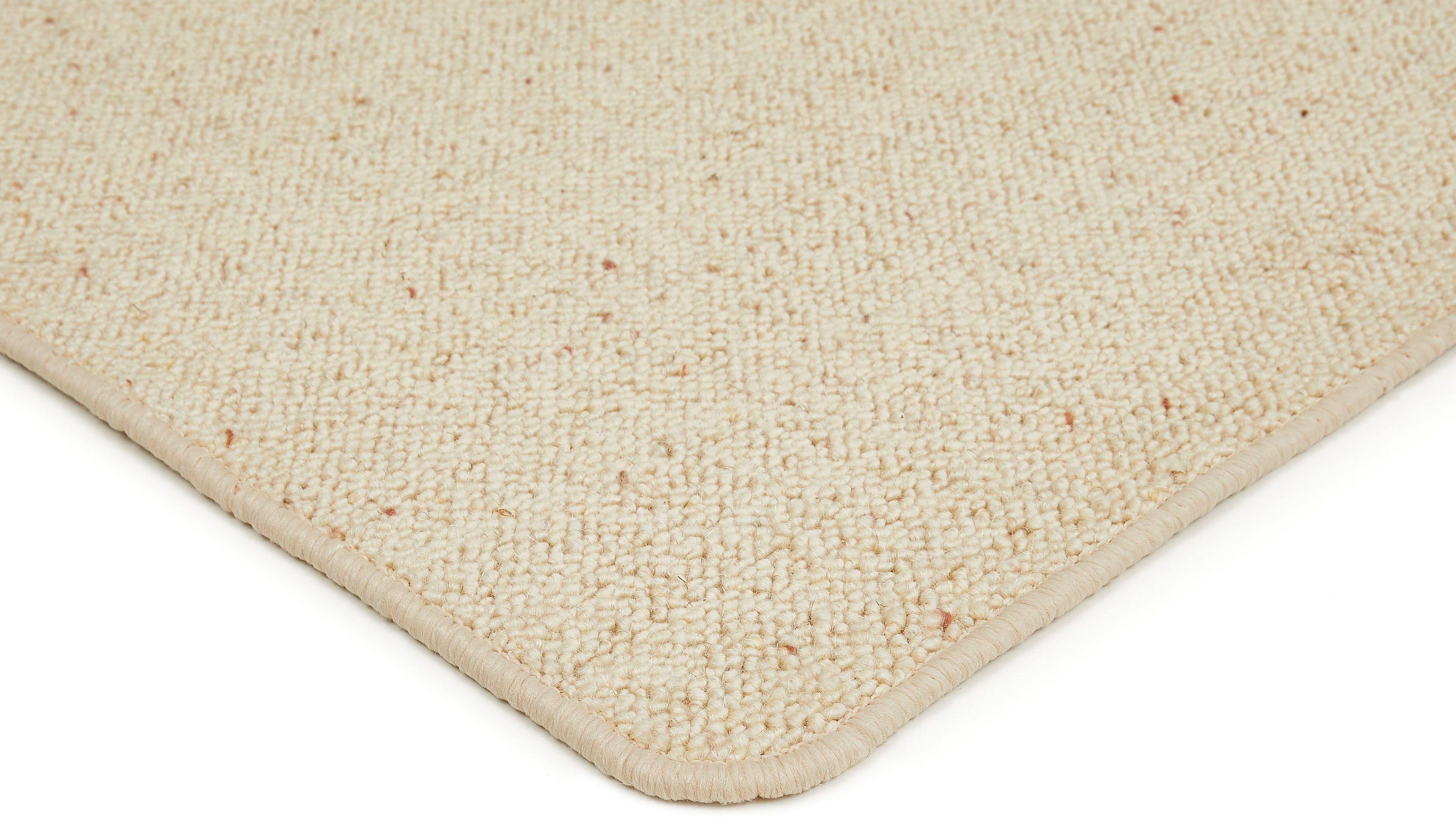 LUXOR living Set slaapkamerkleedjes Sheffield, Made in Germany Slaapkamerkleed, loperset, zuivere wol, gemêleerde berber-look
