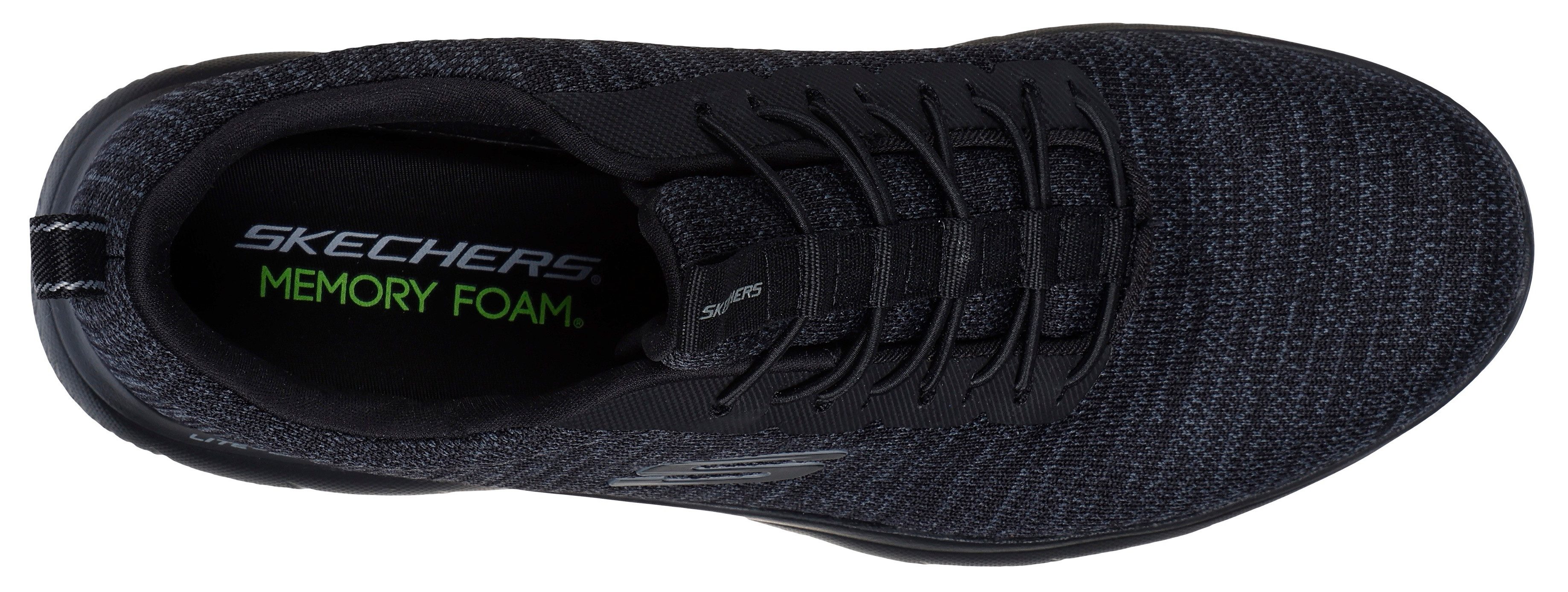 Skechers Slip-on sneakers SUMMITS- slippers, vrijetijdsschoen, lage schoen met elastische veters