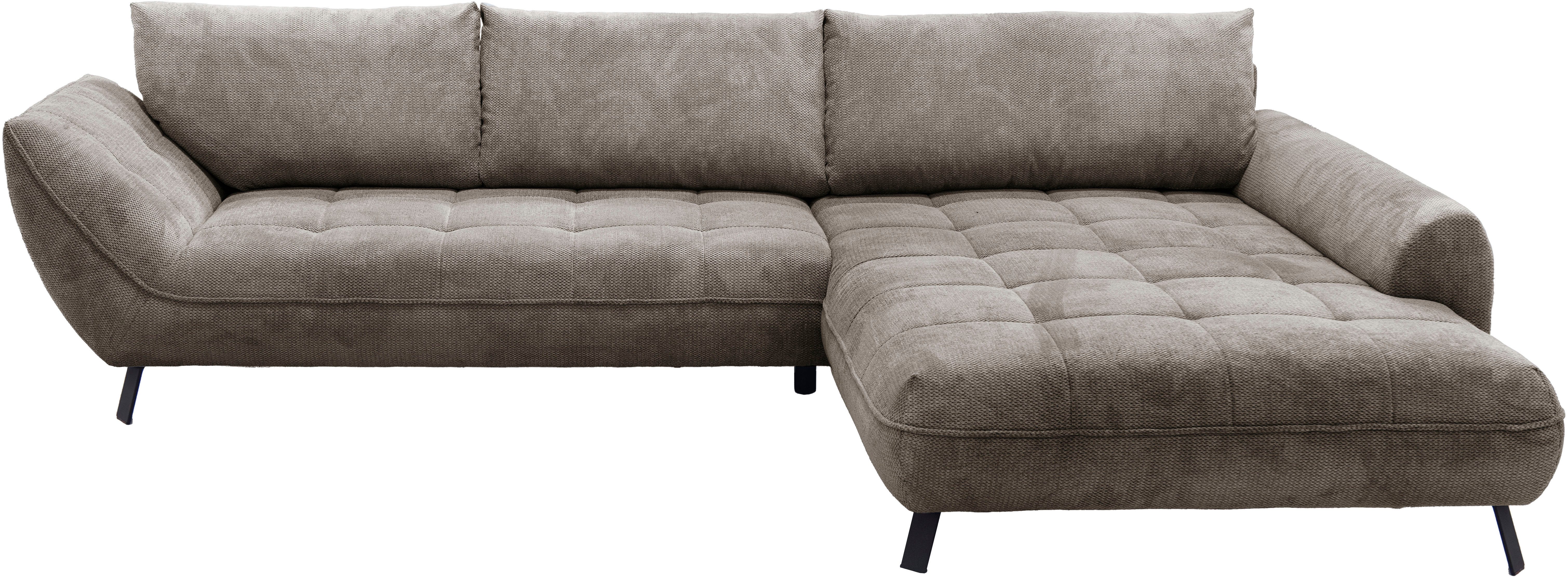 exxpo - sofa fashion Hoekbank Biarritz modern en elegant mega bank met geweldig zitcomfort, L-vorm