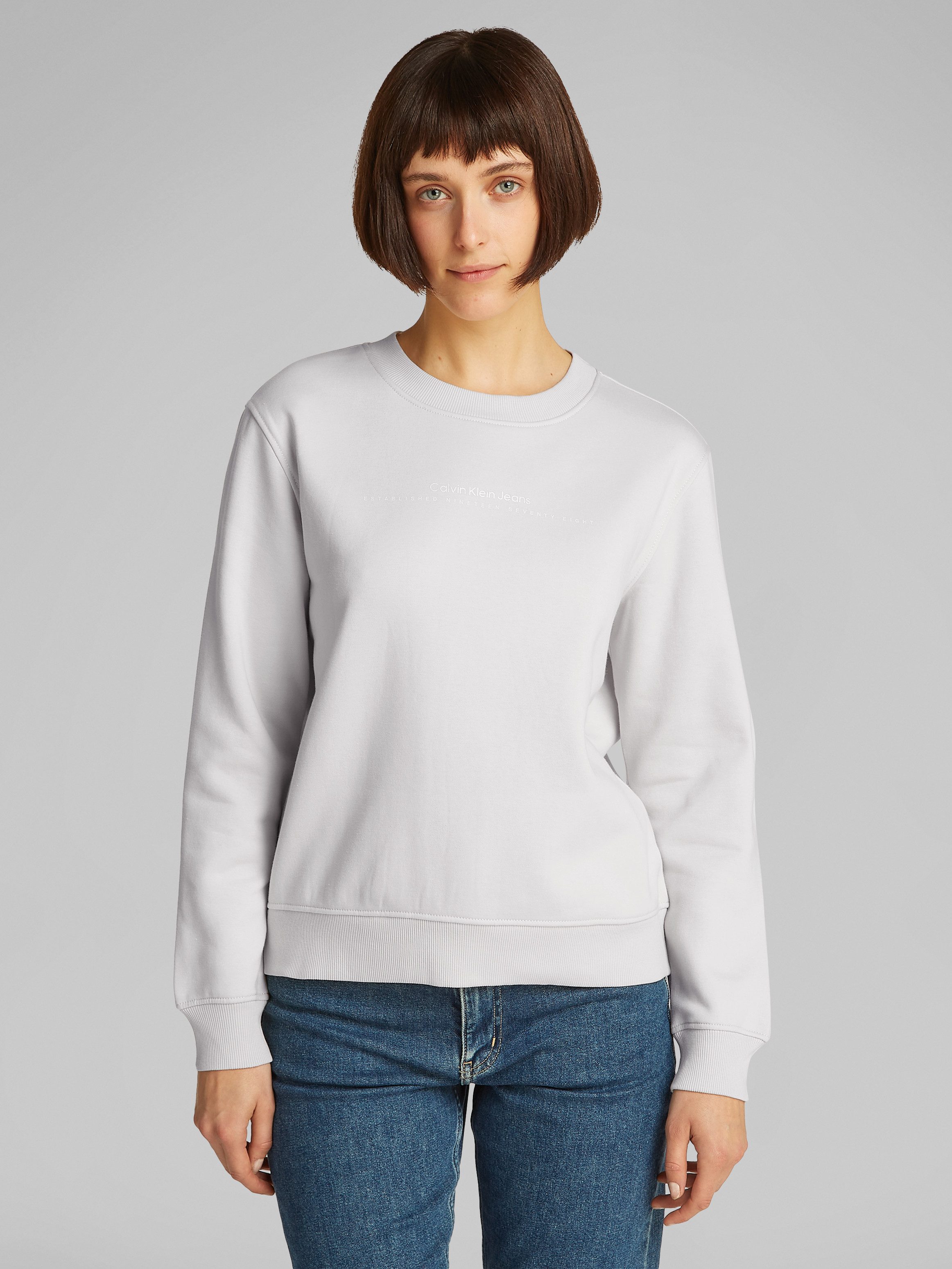 Calvin Klein Sweatshirt INSTITUTIONAL GRAPHIC CREWNECK