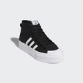 adidas originals sneakers nizza platform mid zwart