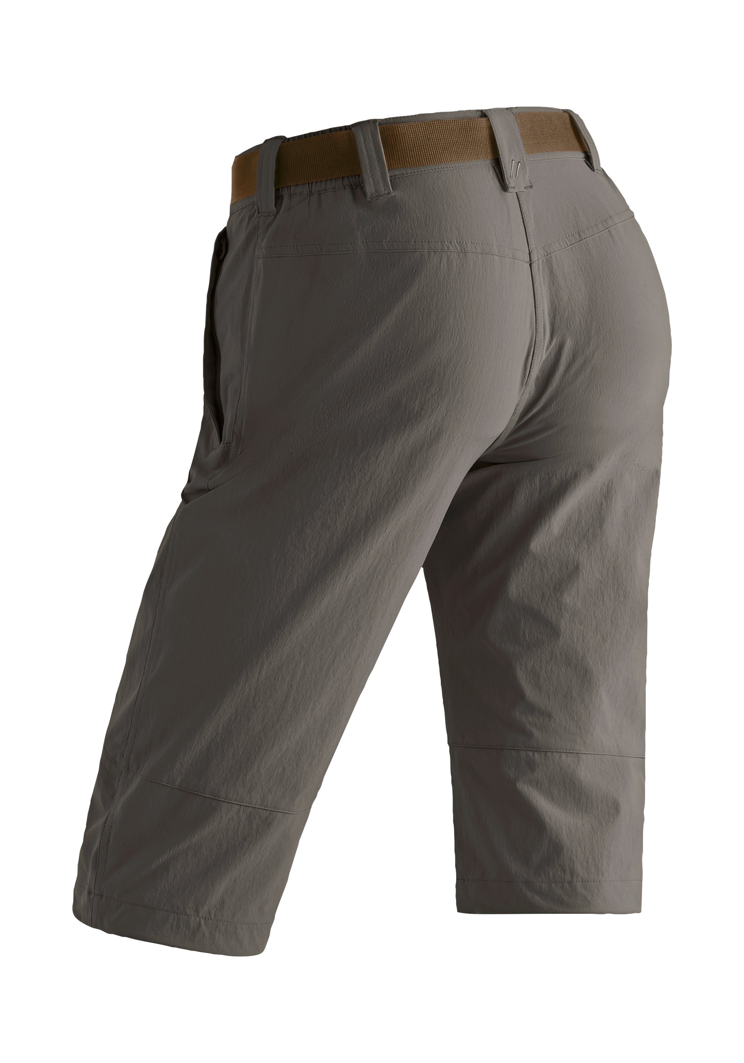 Maier Sports Capribroek Kluane Dames shorts, korte wandelbroek, outdoorbroek met 2 zakken, regular fit