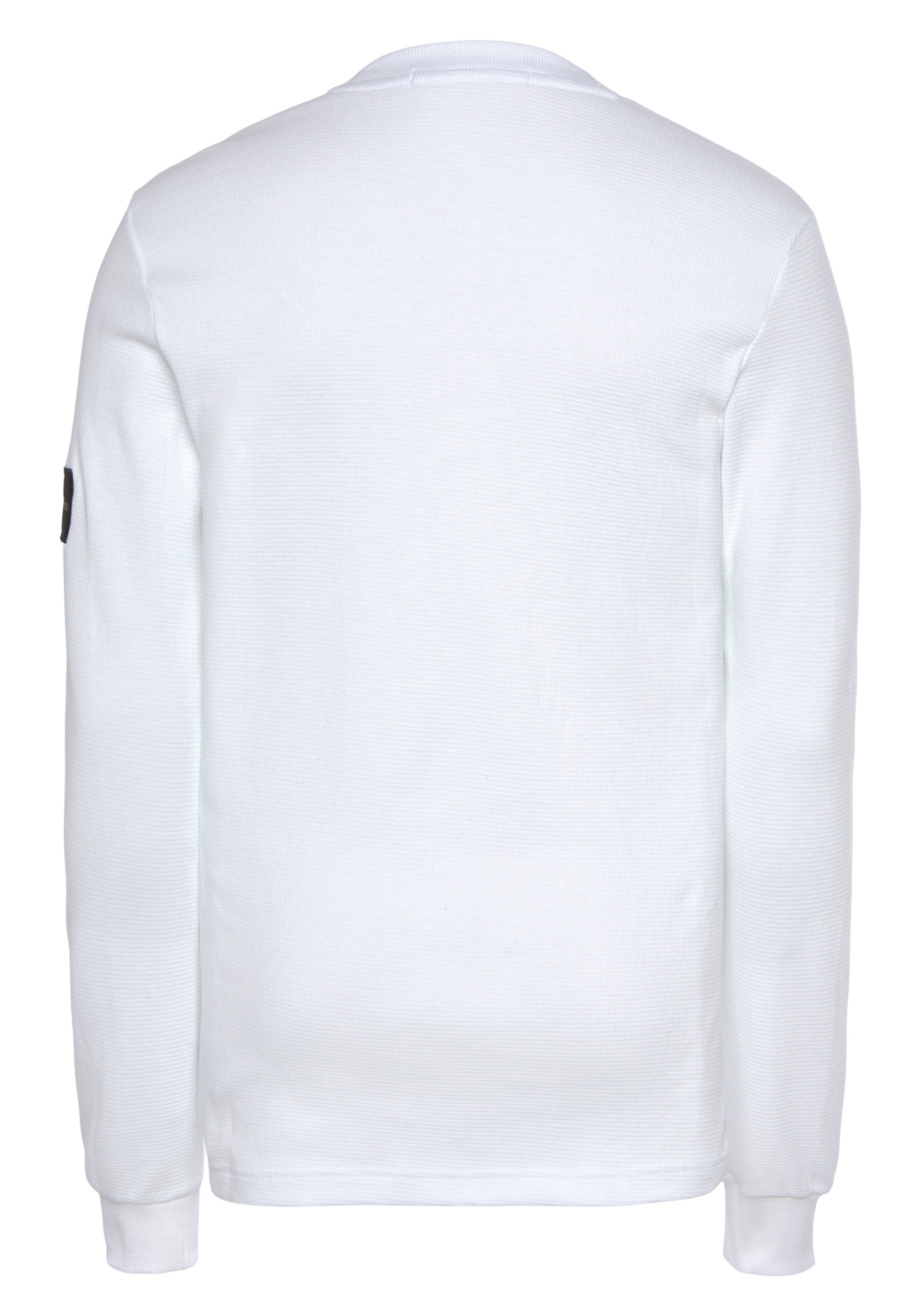 Calvin Klein Shirt met lange mouwen BADGE WAFFLE LS TEE