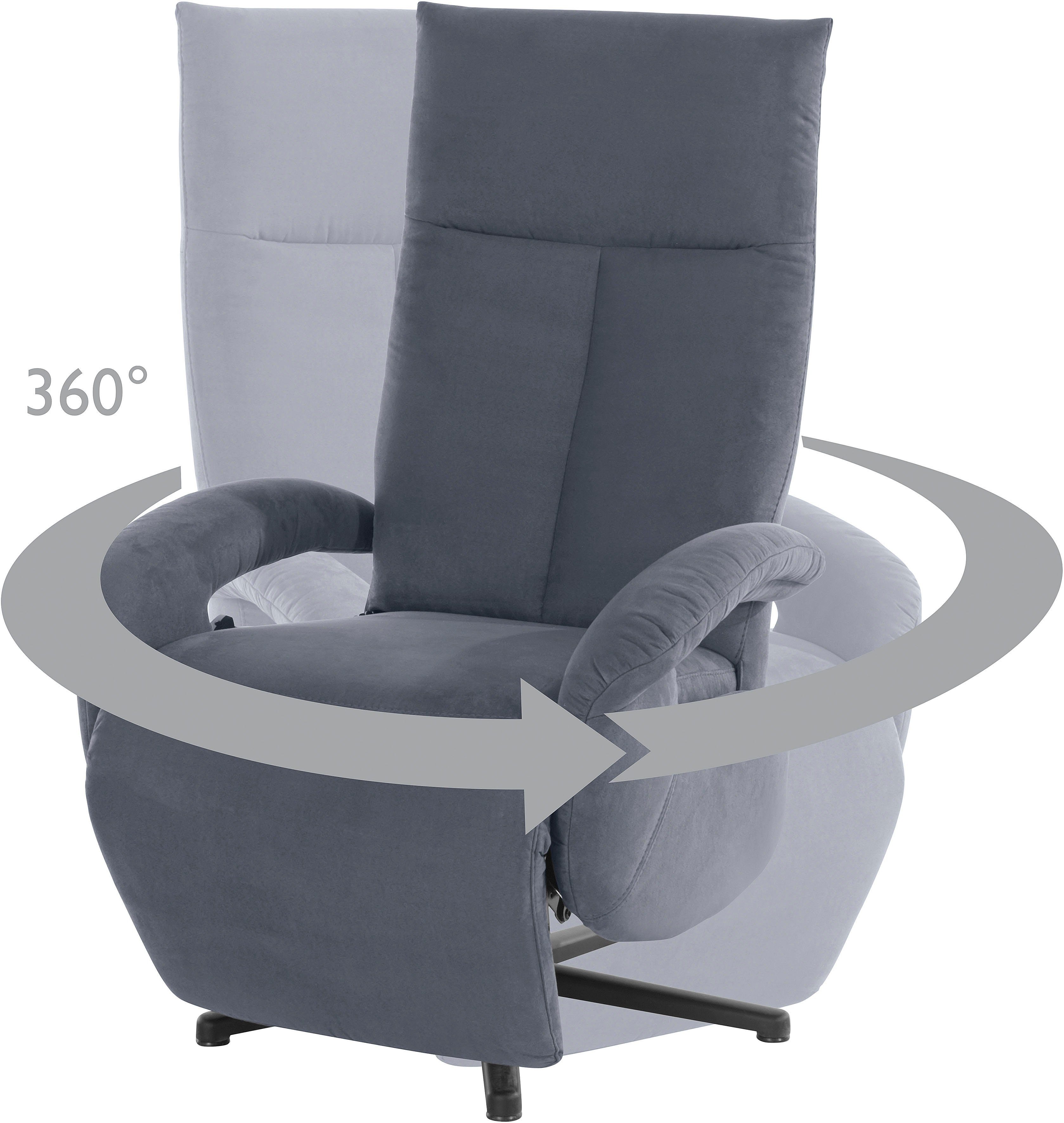 sit&more Relaxfauteuil Tycoon naar keuze handmatig, met twee motoren of met accu of met 2 motoren