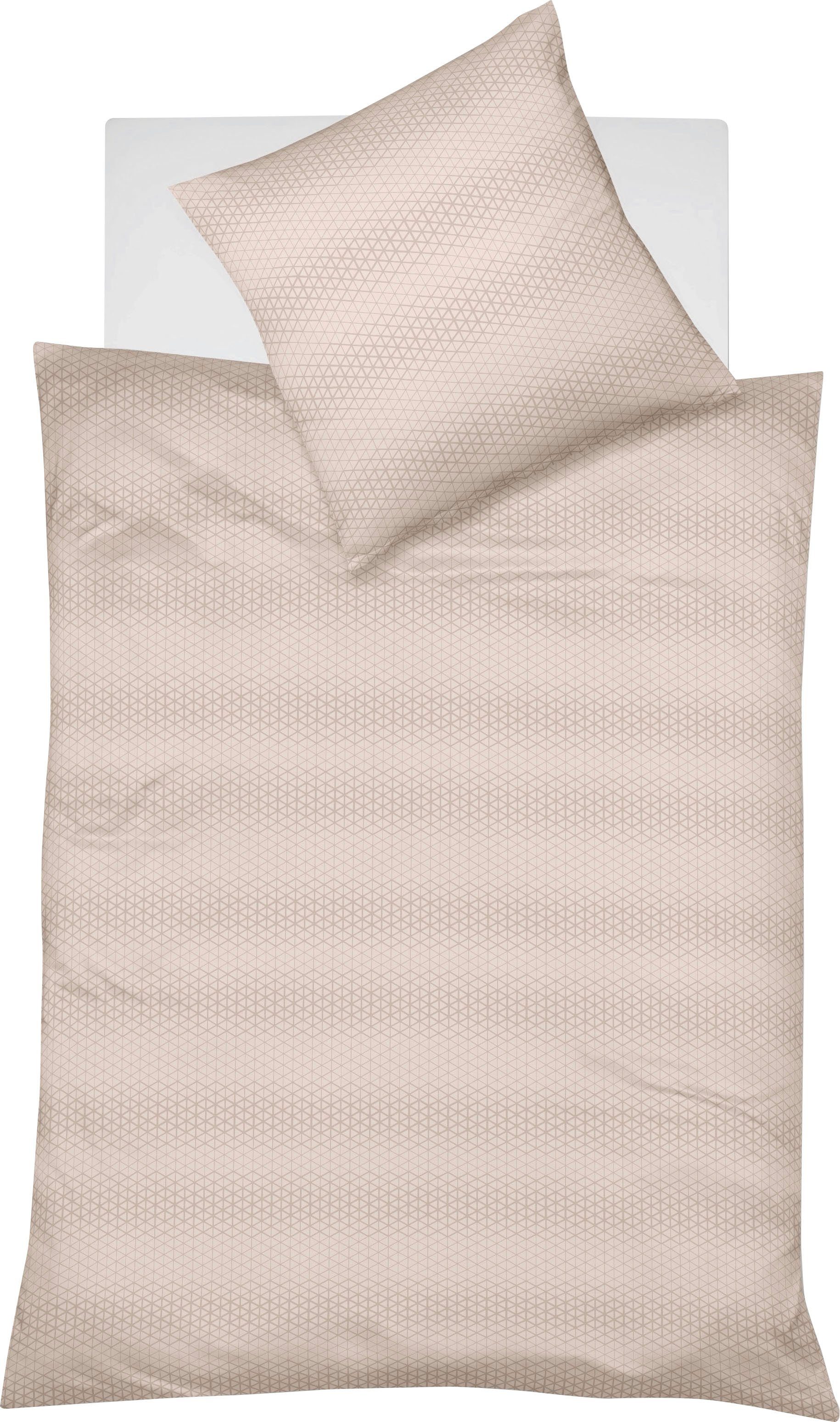 fleuresse Overtrekset Jade Mako-jersey, laken, hoeslaken, topkwaliteit dekbedovertrekken maat 1x 200x220 cm roze