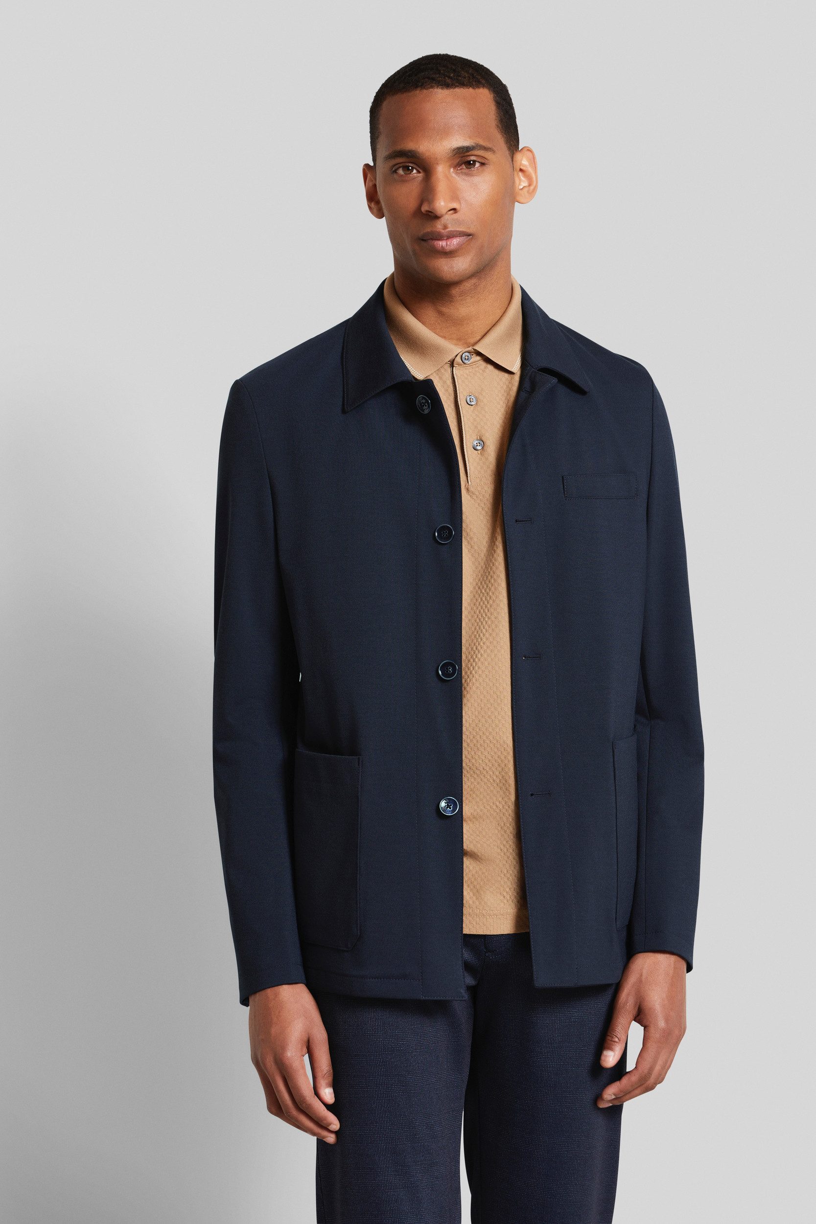 Bugatti Colbert uit edele jersey heren colberts & blazers maat 54 blauw
