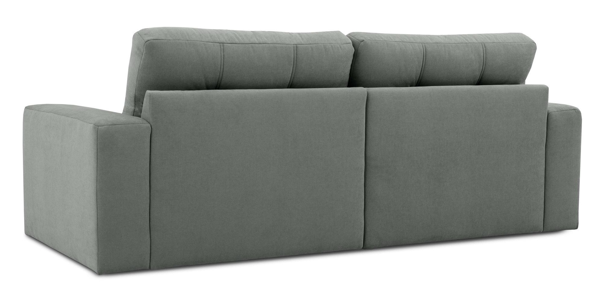 Home affaire 3-zitsbank Turnon, lounge-sofa, breedte 220 cm Chenille, met knoop- en dubbele stiksels, elegante uitstraling