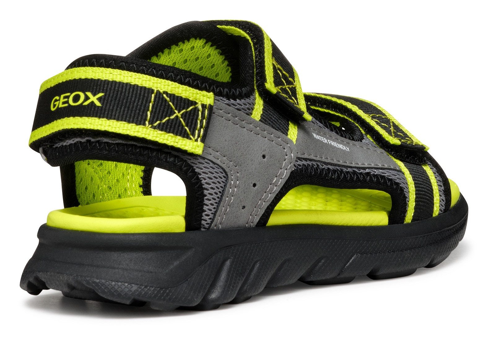 Geox Sandalen J SANDAL AIRADYUM BO , trekking sandaal, zomerschoen, klittenbandschoen met gekleurde binnenzool