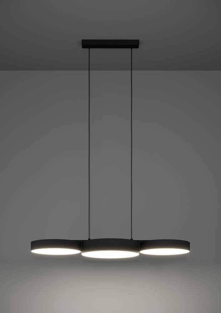EGLO Hanglamp BARBANO-Z Hängelampe, schwarz weiß, ZigBee 3.0, Disco-Modus, Timer Hanglamp, ZigBee, app en spraakbesturing Alexa, RGB, dimbaar (1 stuk)