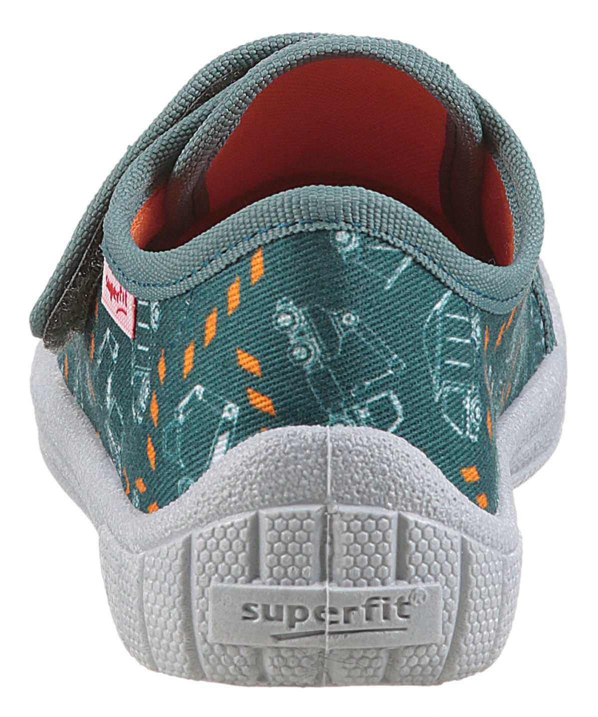 Superfit Pantoffels Bill WMS: middel Klittenbandschoen met klittenbandsluiting, maatsjabloon om te downloaden