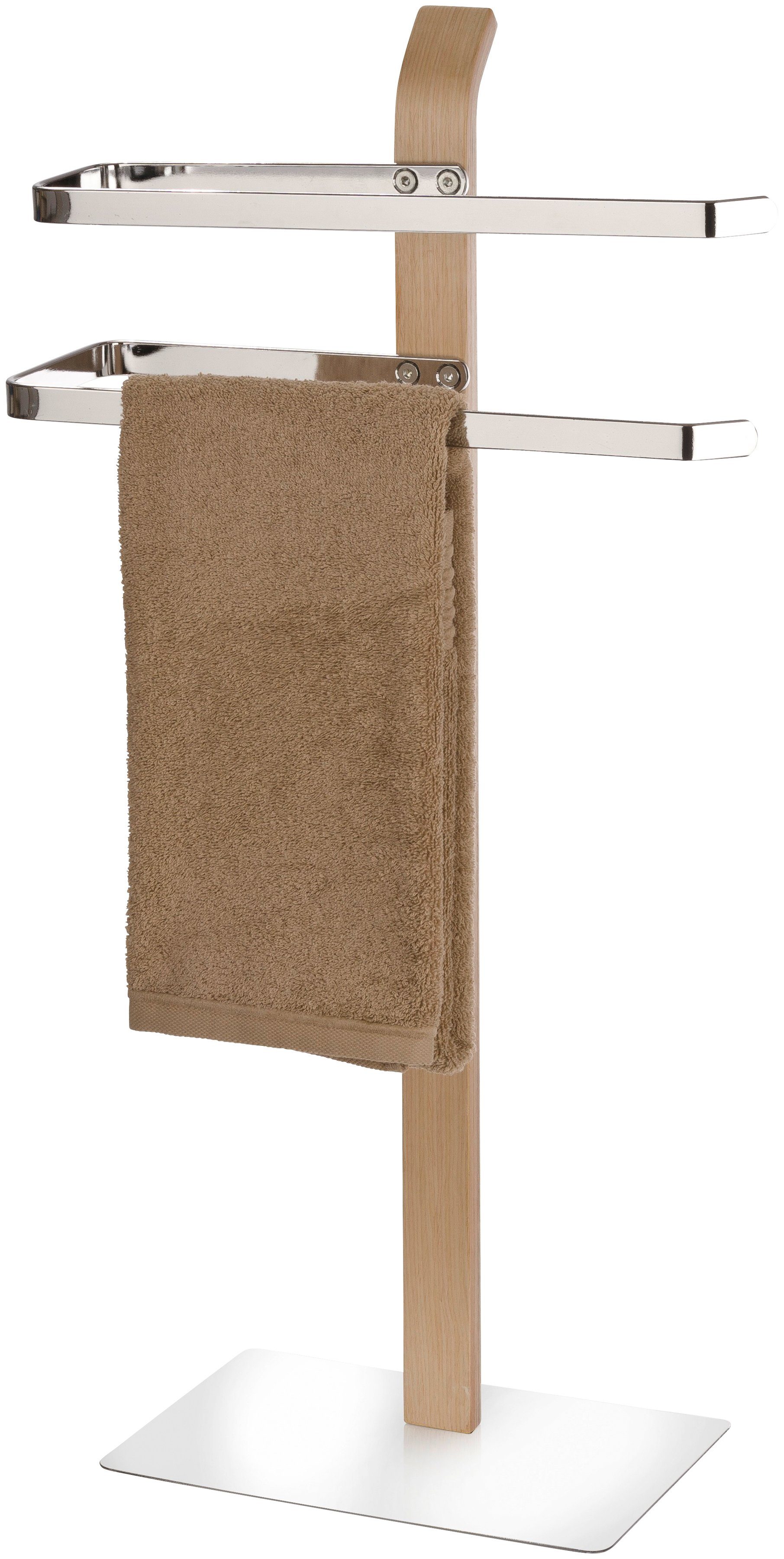 WENKO Handdoekenrek Samona Nature handdoekhouders bruin
