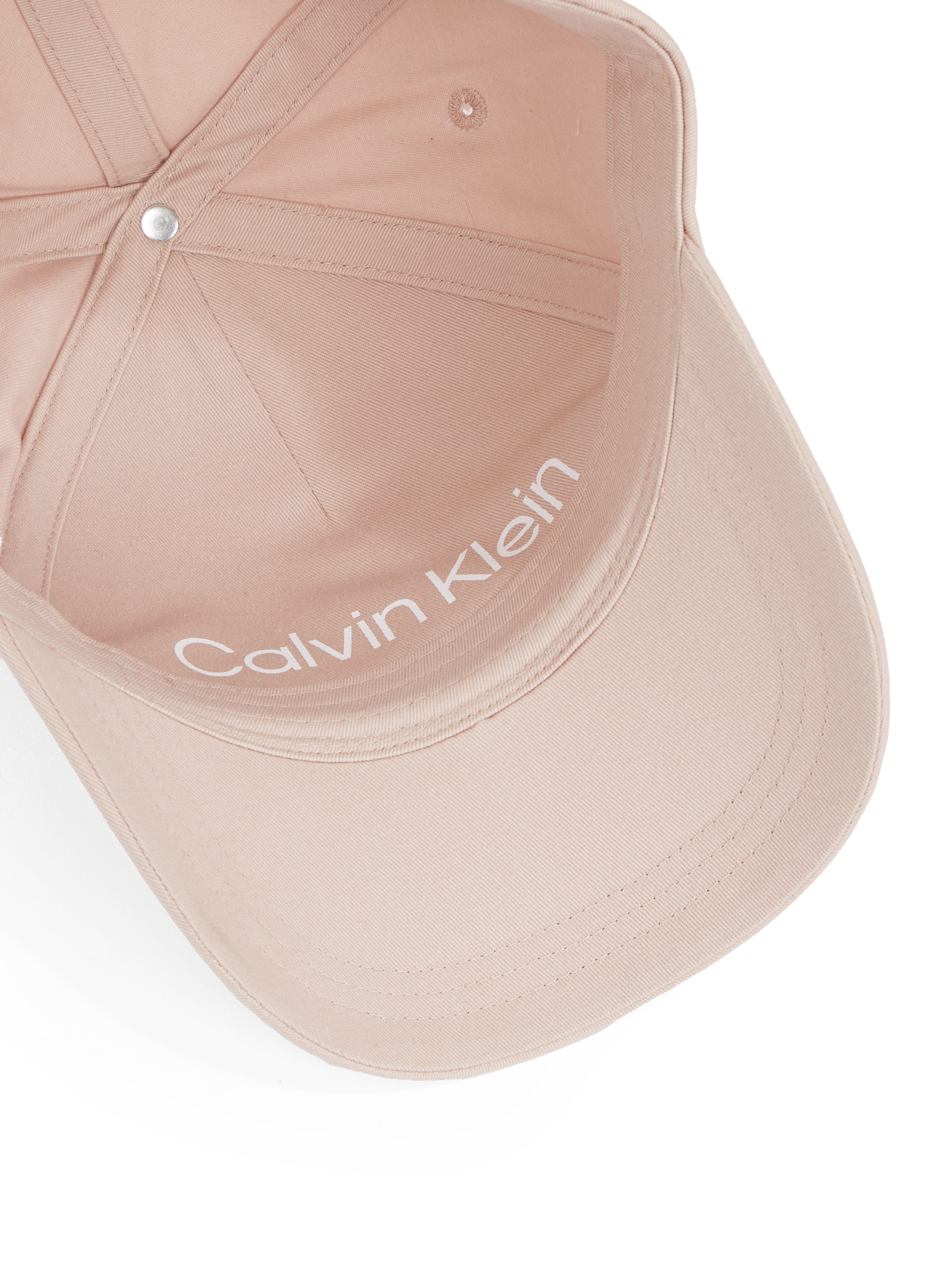 Calvin Klein Baseball pet CK METAL COTTON CAP Logoprand op de klem sluiting