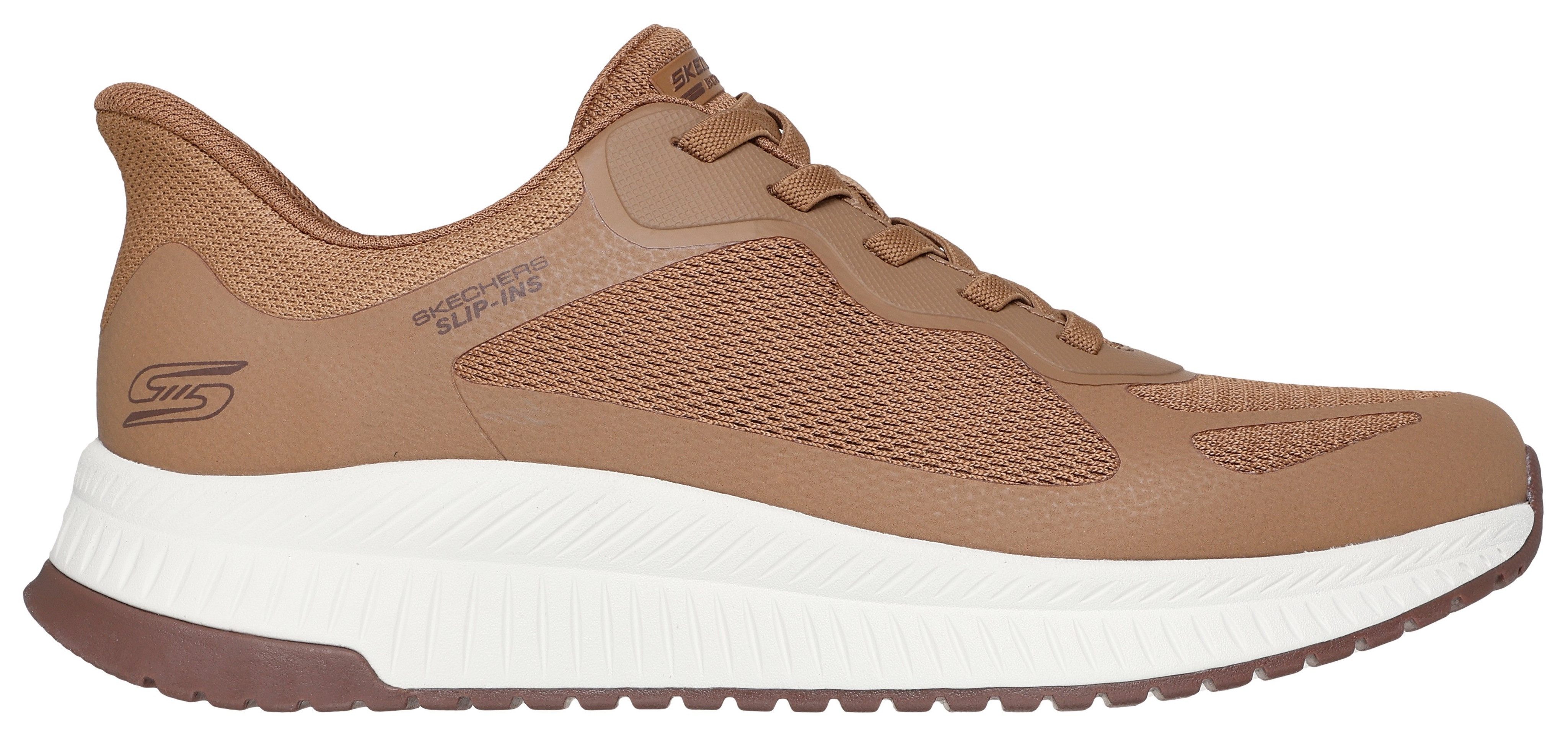 Skechers Slip-on sneakers BOBS SQUAD 4 Trainingsschoen, sneaker, veterschoen voor gemakkelijk in stappen