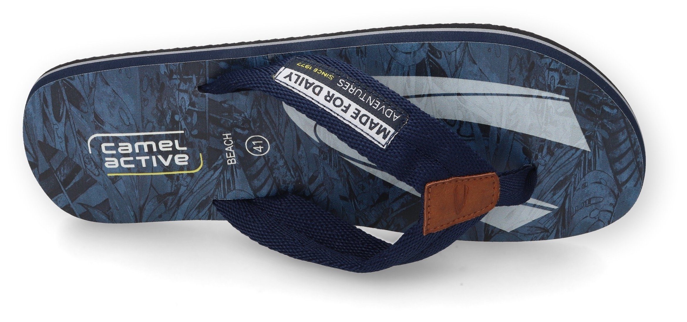 camel active Teenslippers , zomerschoen, slippers, poolslides, badschoen, teenband