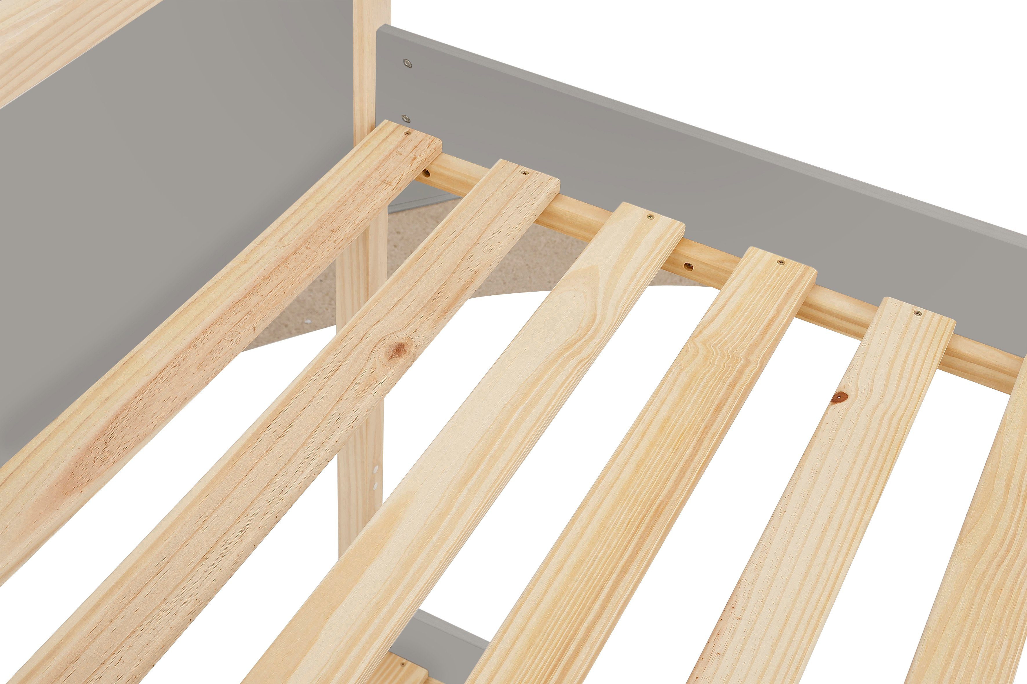 Lüttenhütt Stapelbed Janne Grenenhout, stapelbed, inclusief houten ladder, ligoppervlak 90x200 cm
