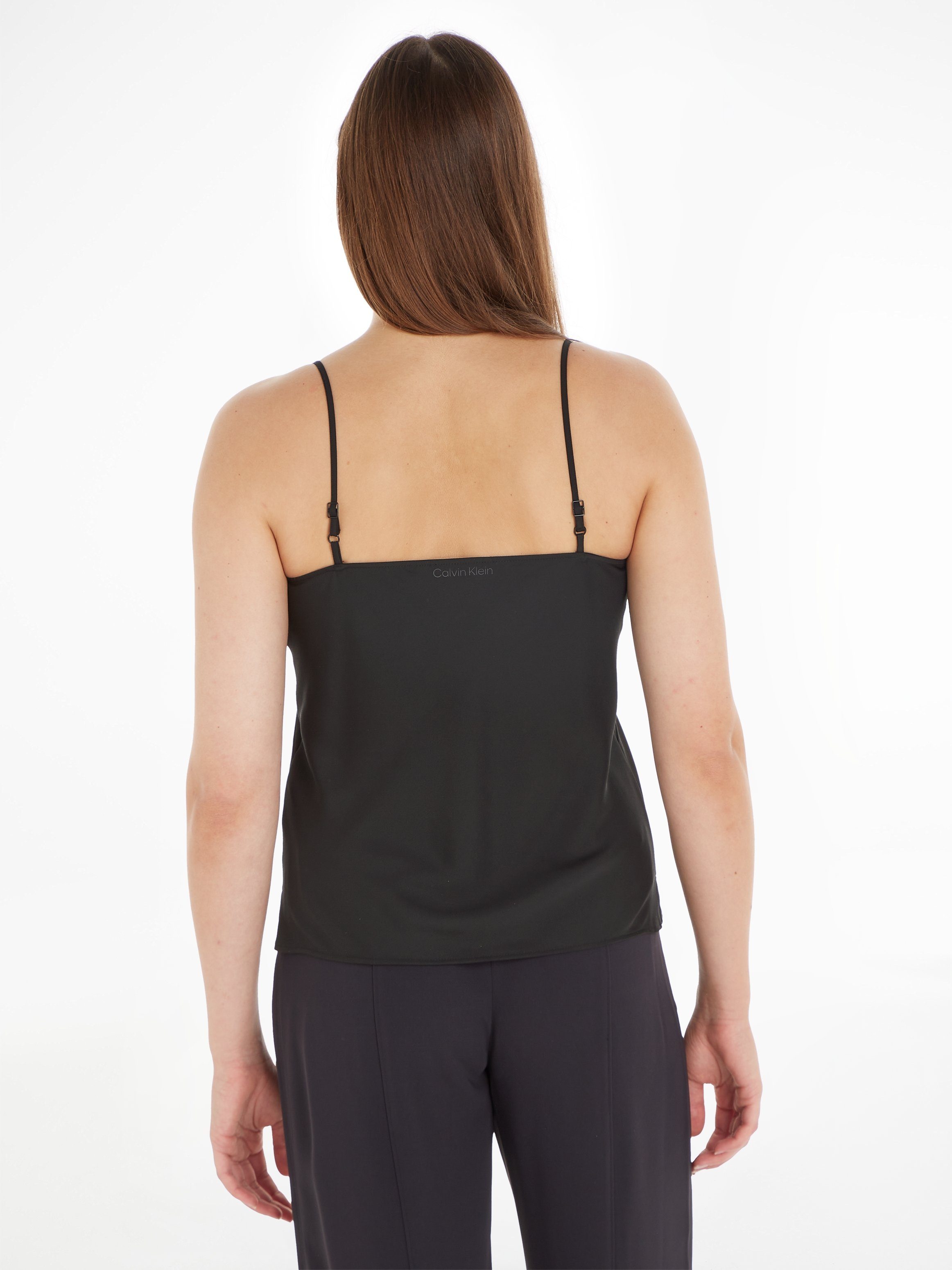 Calvin Klein Top met spaghettibandjes RECYCLED CDC CAMI TOP