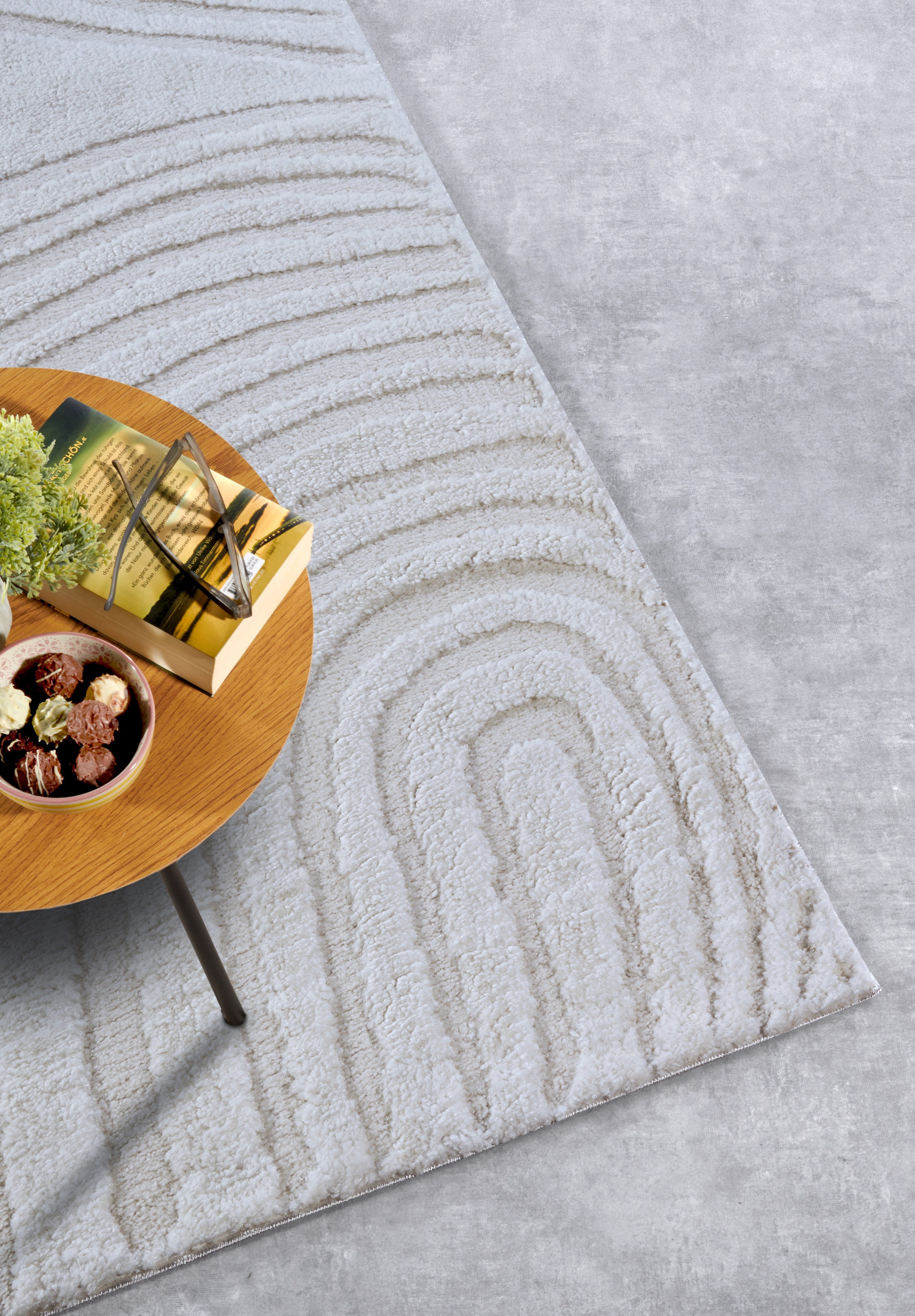ELLE DECORATION Design-vloerkleed Pigment Hoogpolig, shaggy, loper, zacht, langpolig, modern, hoog-laag effect