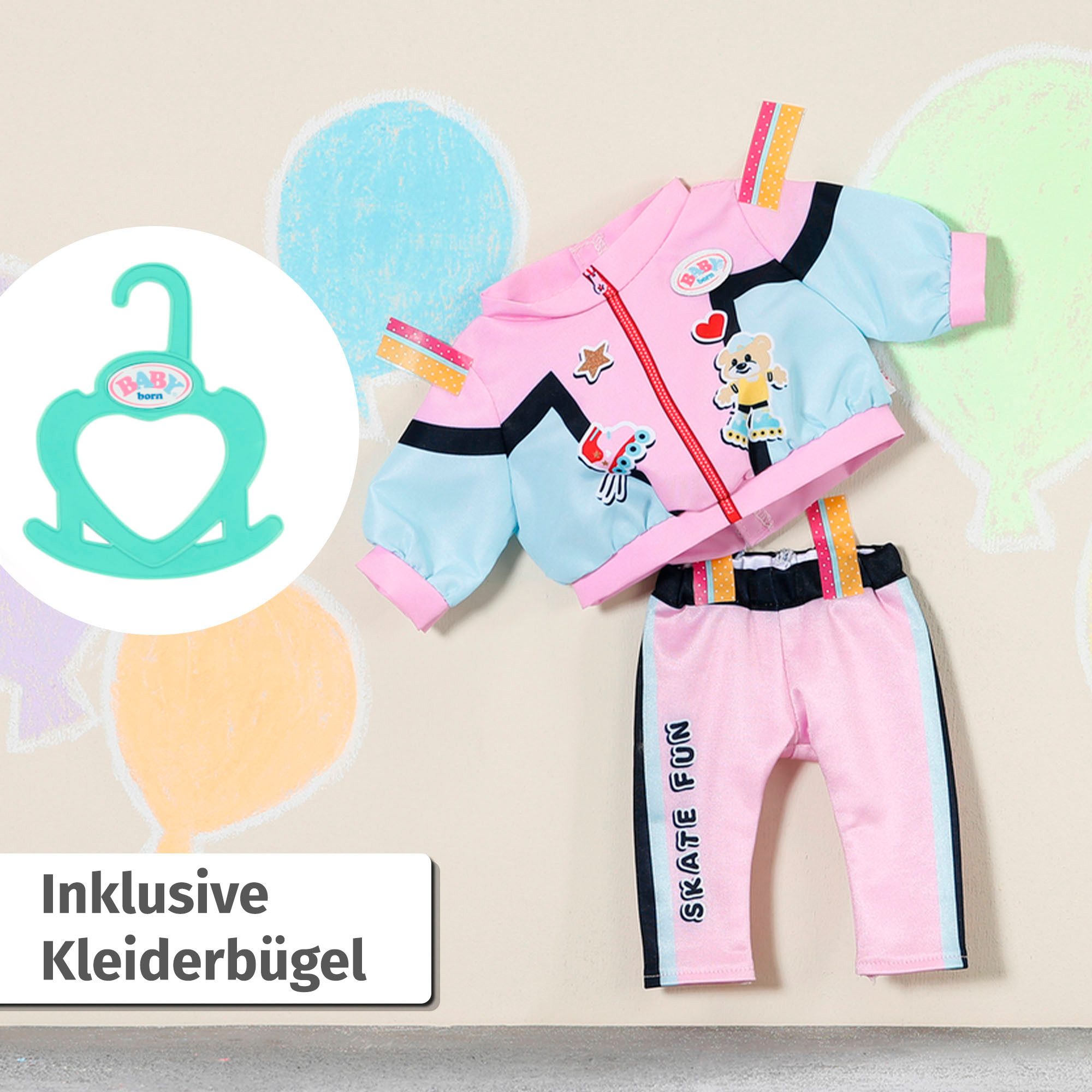 Baby Born Poppenkleding Little joggingpak 36 cm