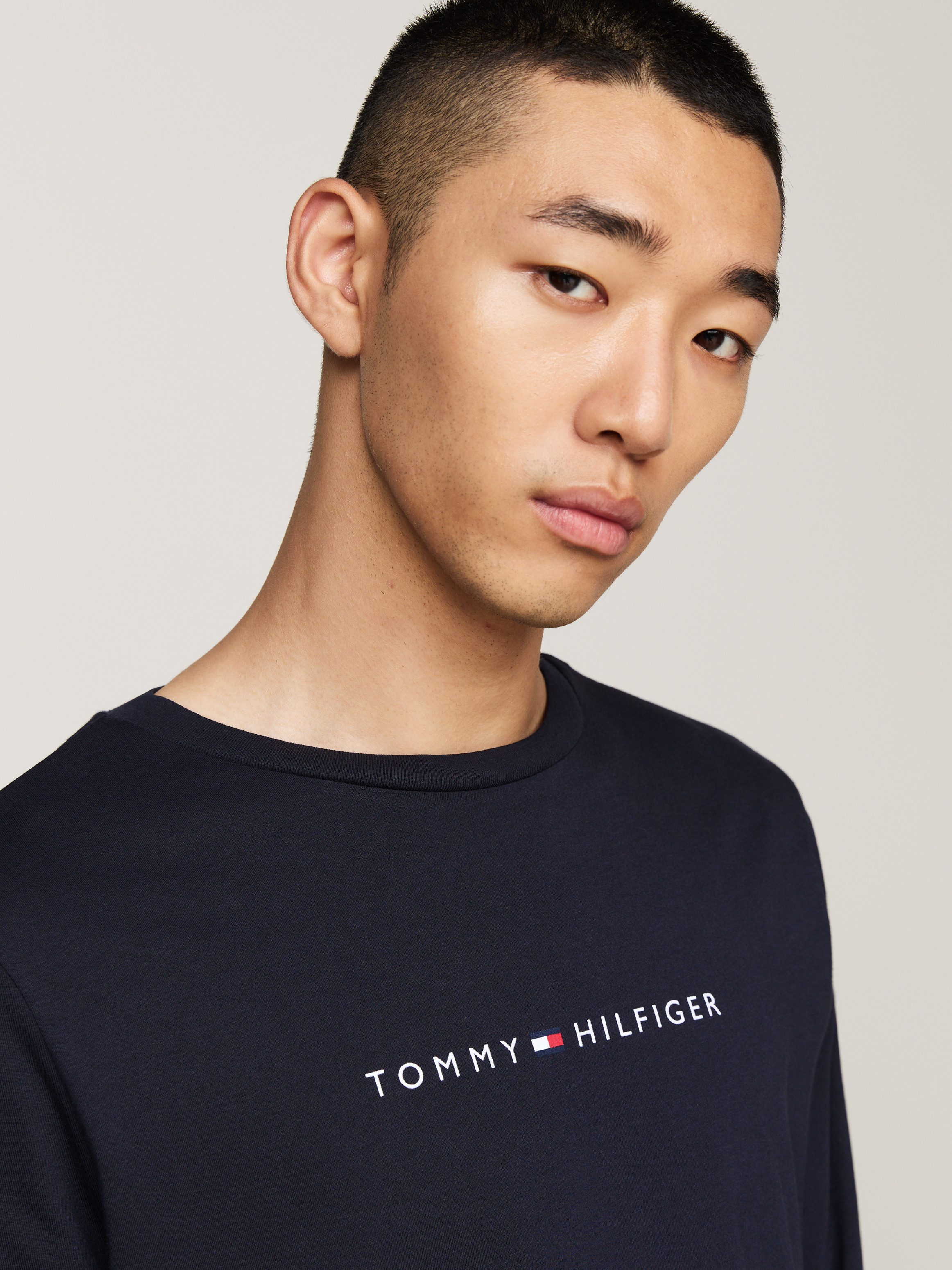 Tommy Hilfiger Underwear Shirt met lange mouwen LS TEE met logo-opschrift