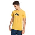 quiksilver t-shirt comp logo geel