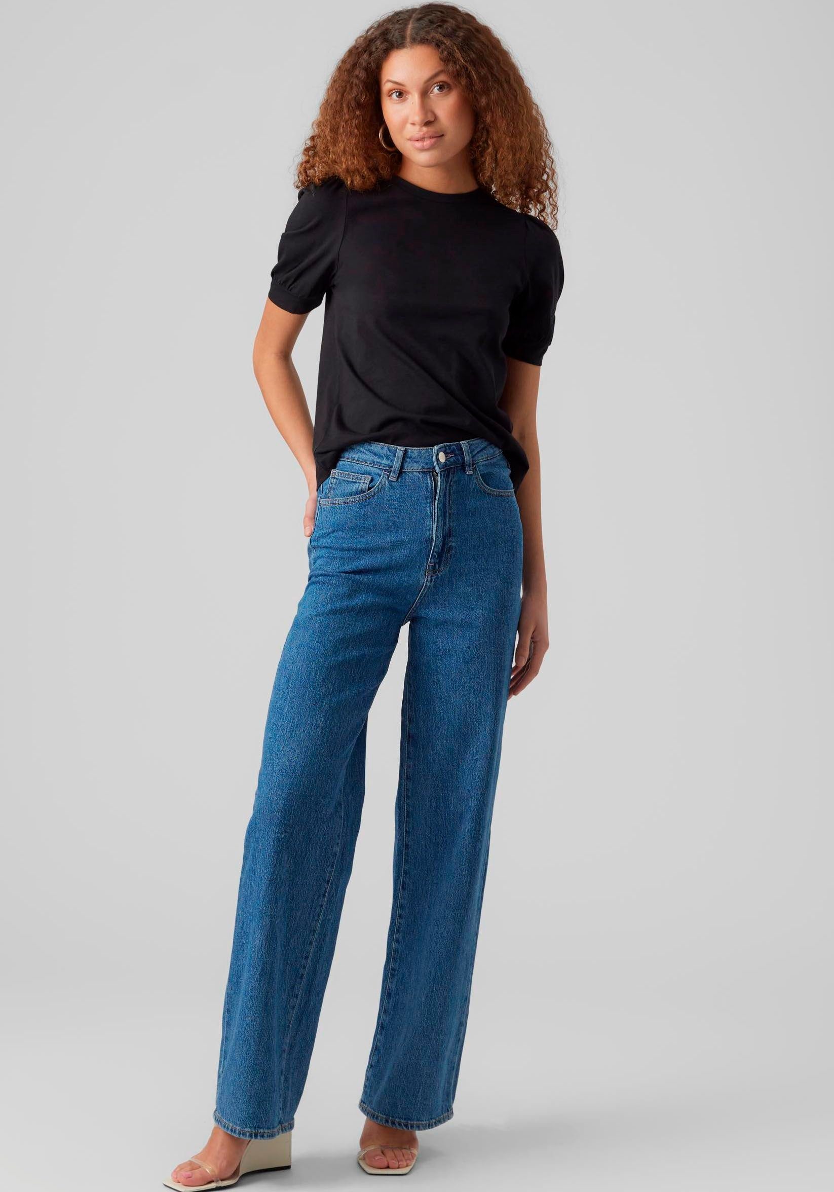 Vero Moda T-shirt VMKERRY 2/4 O-NECK TOP VMA JRS NOOS