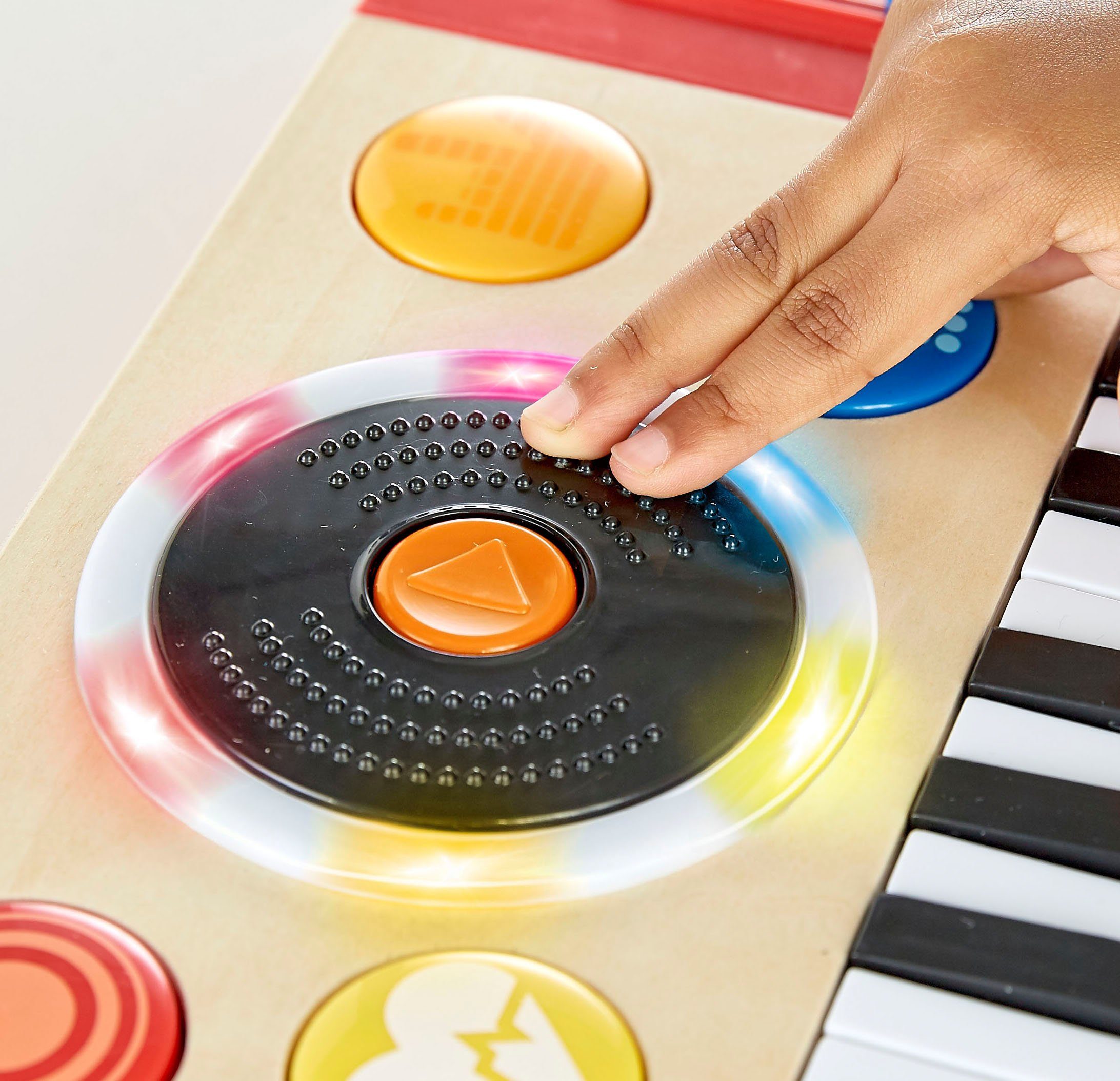 Hape Speelgoed-muziekinstrument Dj-mengtafel met licht en geluid
