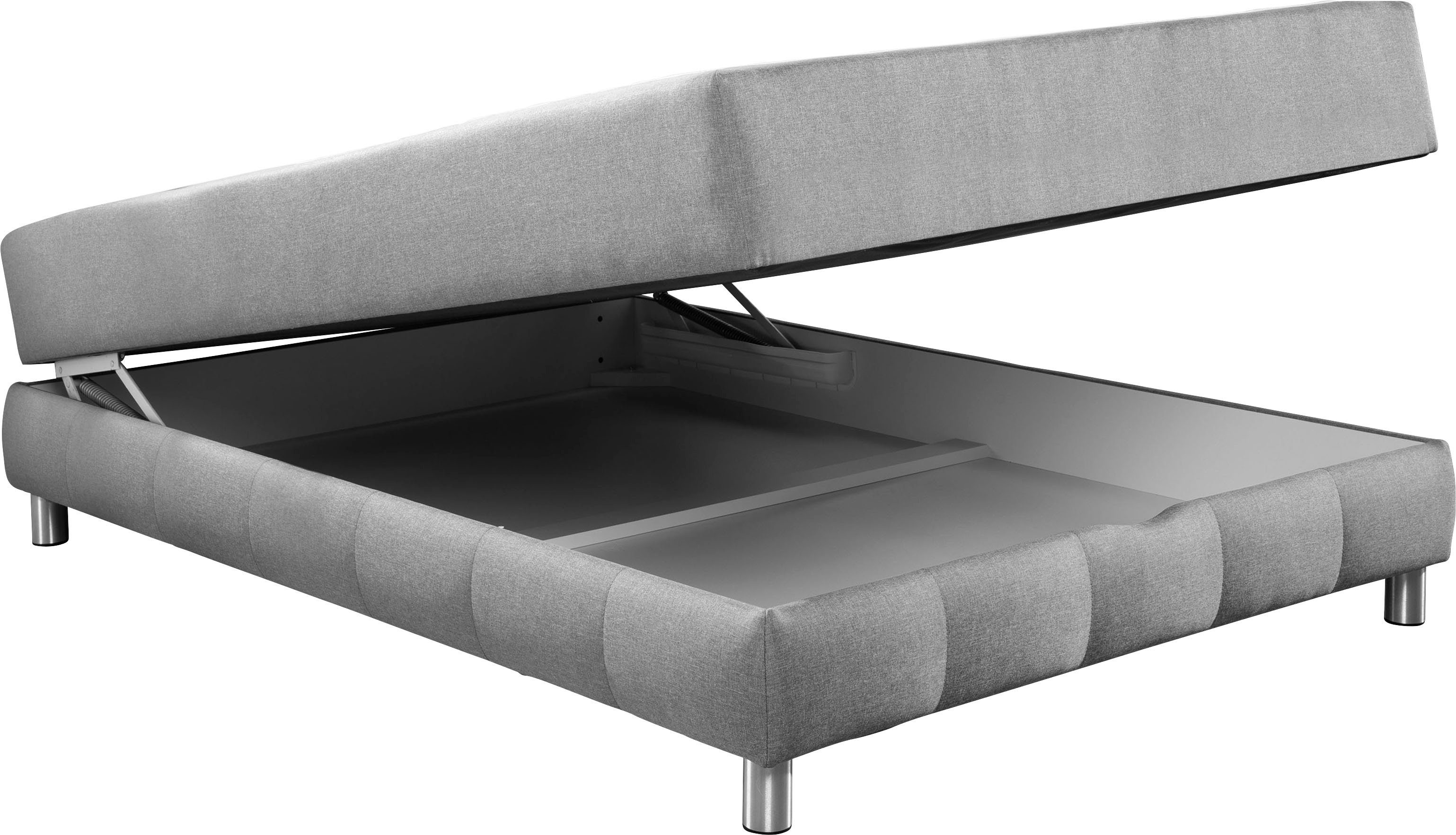 INOSIGN Boxspring Vaasa geschikt voor schuine plafonds, inclusief bedlade en matrastopper