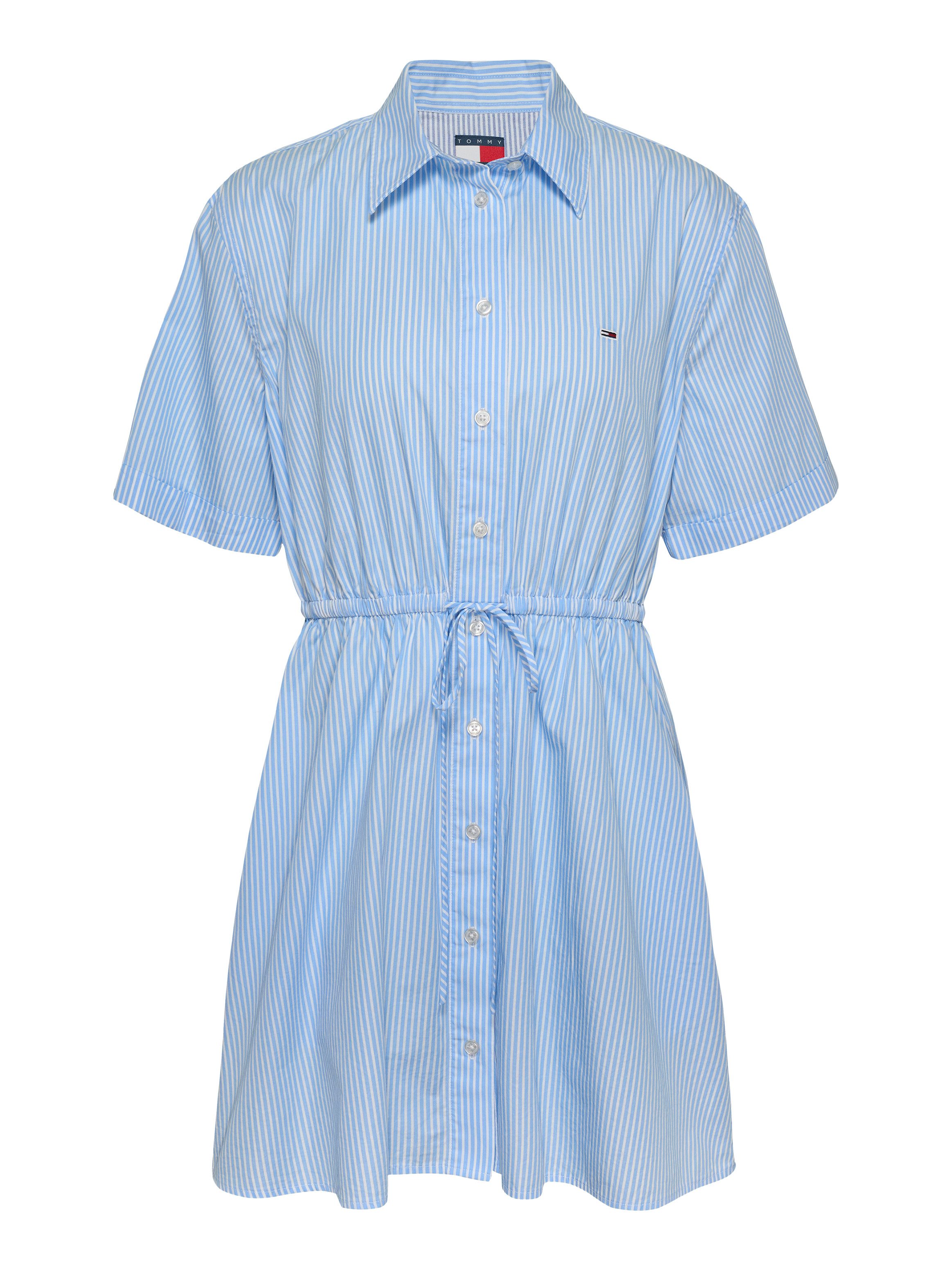 TOMMY JEANS Shirtjurk TJW MINI STRIPE SHIRT DRESS