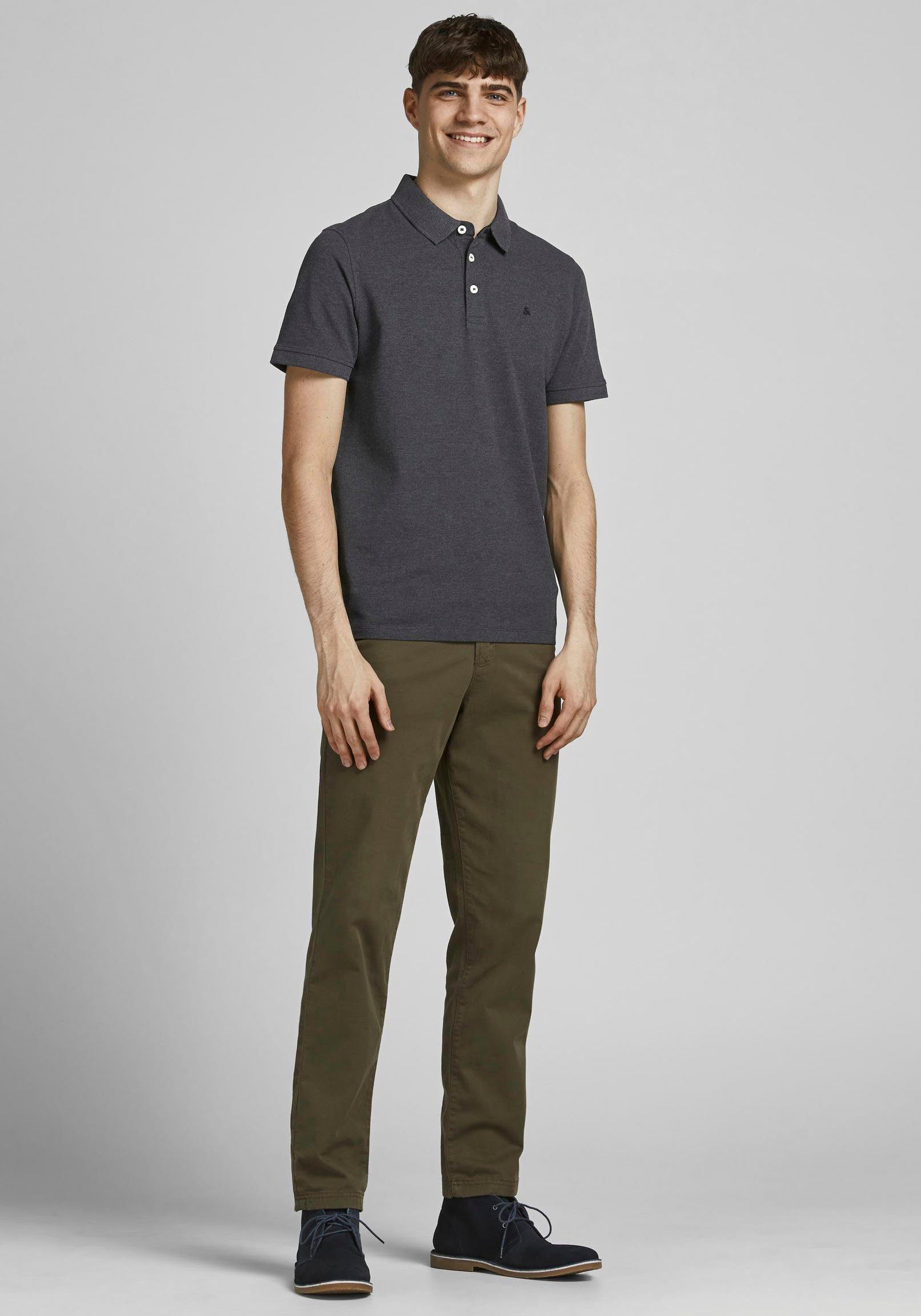 Jack & Jones Poloshirt JJEPAULOS Poloshirt met klassieke kraag en figuuraccentuerende vorm