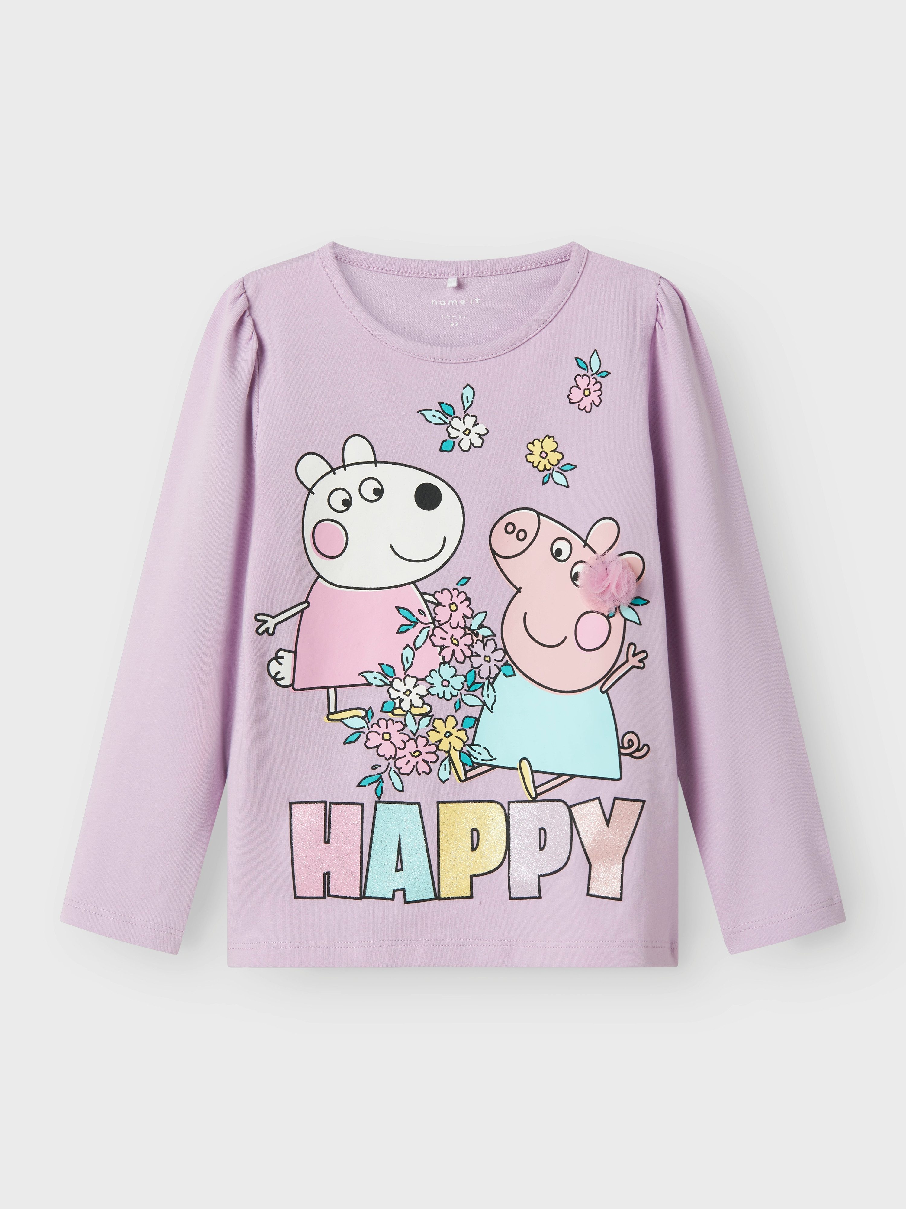 Name It Shirt met lange mouwen NMFFIFFI PEPPA LS TOP BOX CPLG