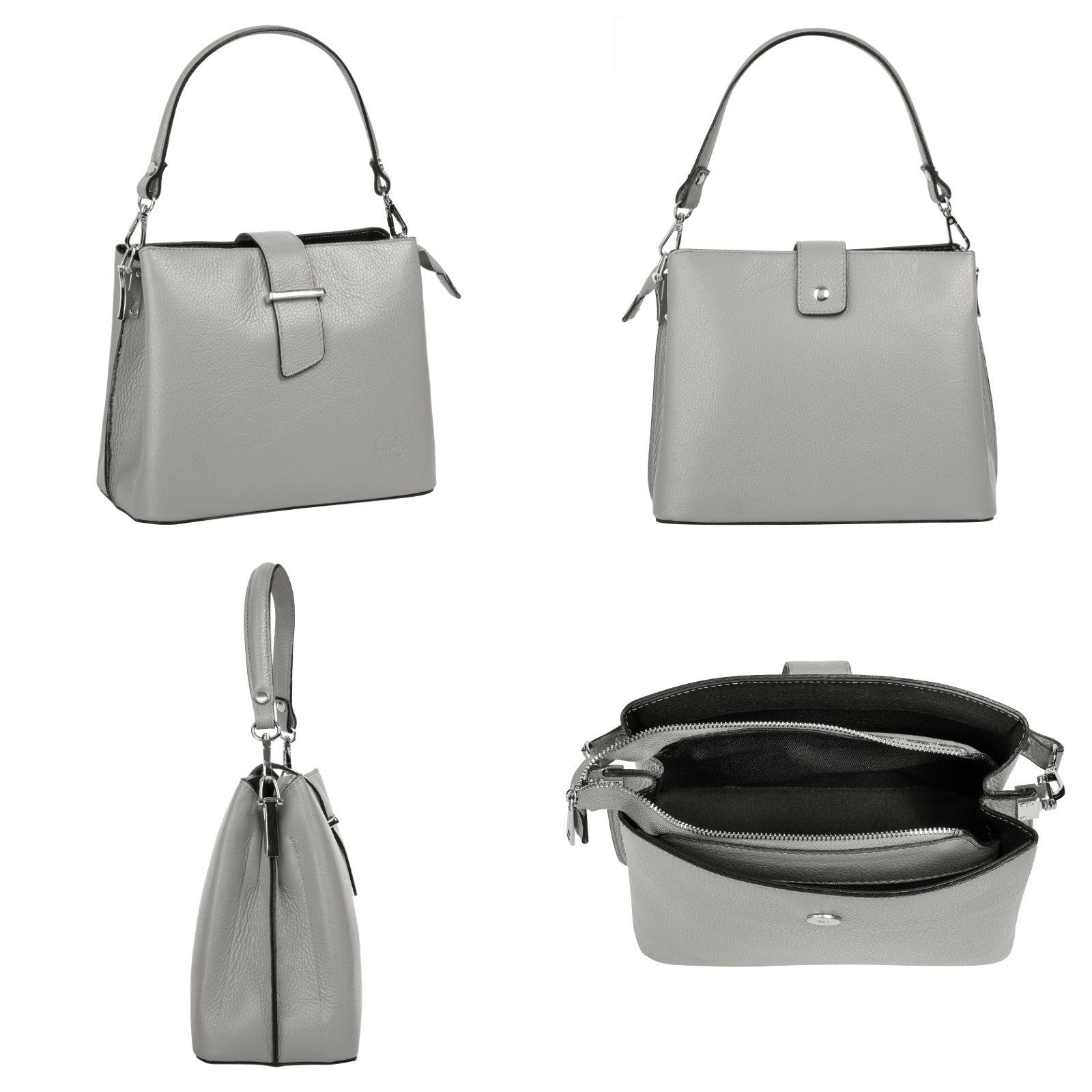 Cluty Tas echt leer, made in italy