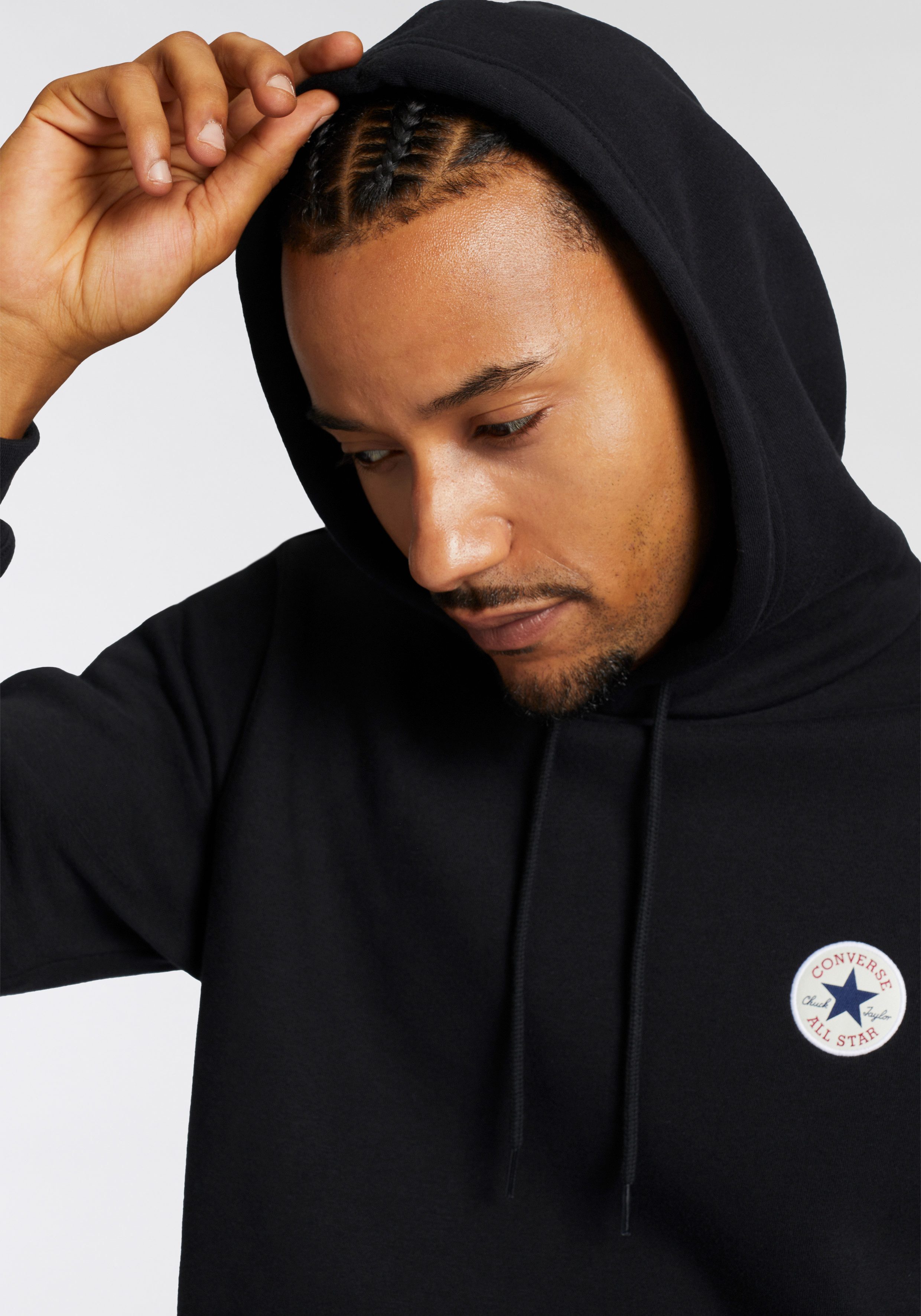 Converse Hoodie GO-TO CHUCK TAYLOR PATCH PULLOVER HOODIE (1-delig)