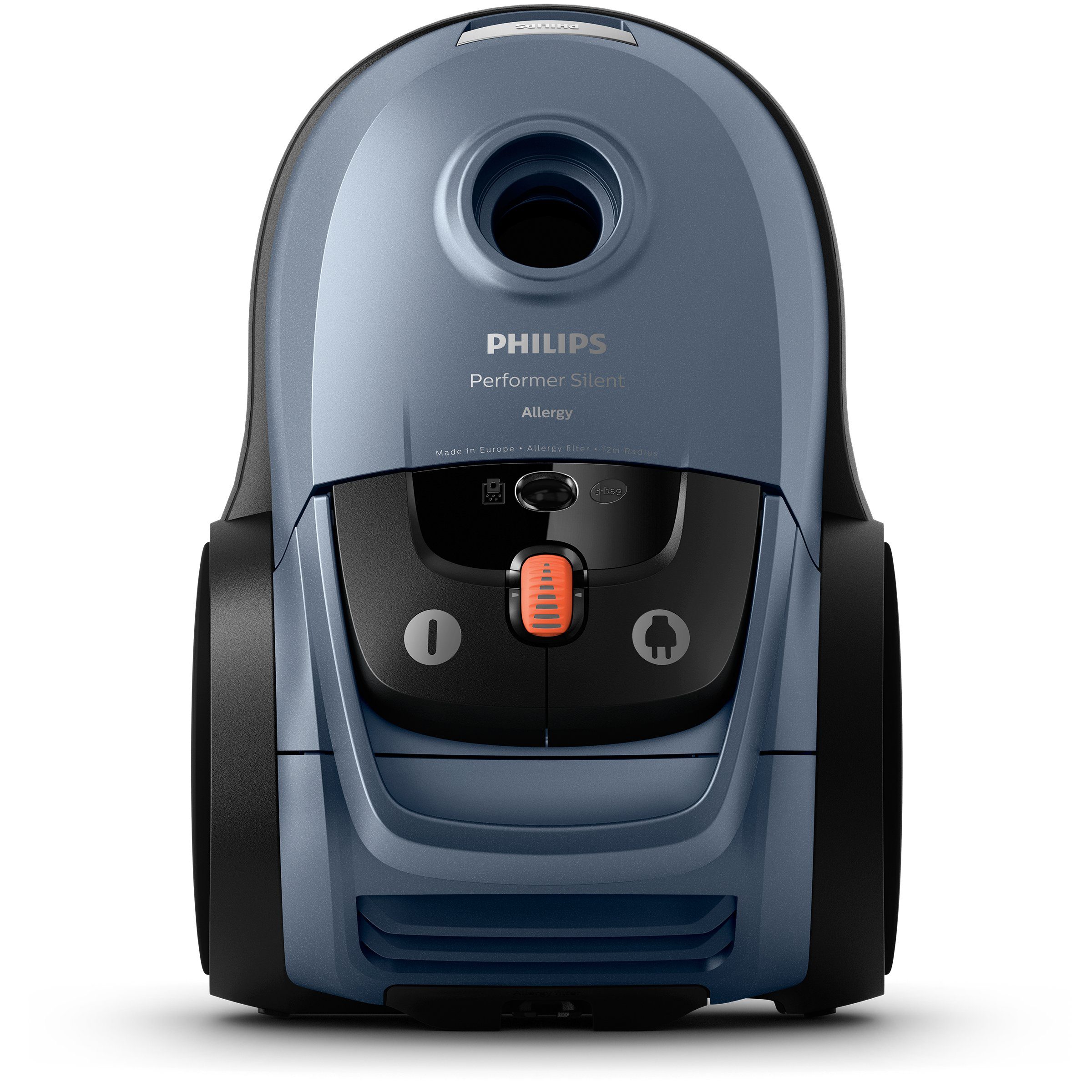 Philips Stofzuiger FC8787/09 Performer Silent 7000 Serie Allergiefilter, met een inhoud van 4 liter en TriActive+ LED mondstuk
