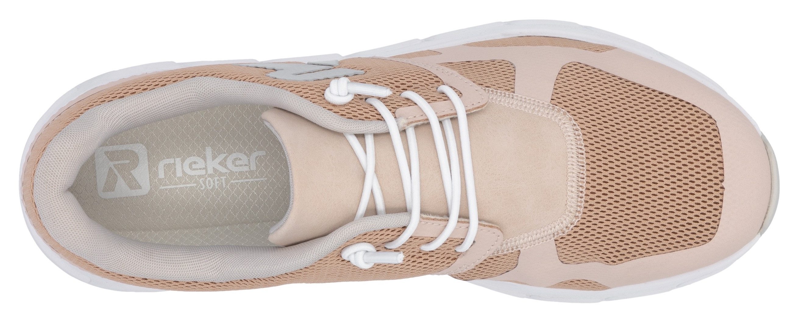 RIEKER Sport Slip-on sneakers Preston , vrijetijdsschoen, lage schoen, instapschoen met elastiek