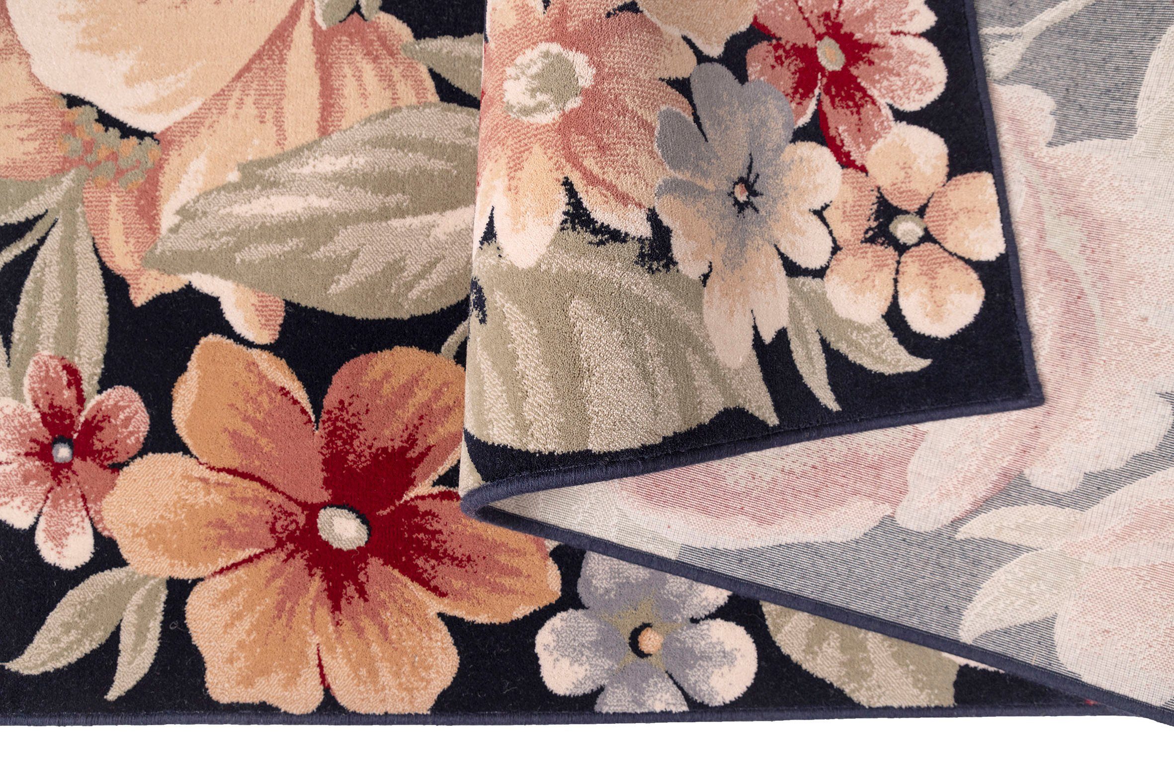 THEKO Wollen kleed Floresti 7091 zuivere wol, romantisch bloemendessin