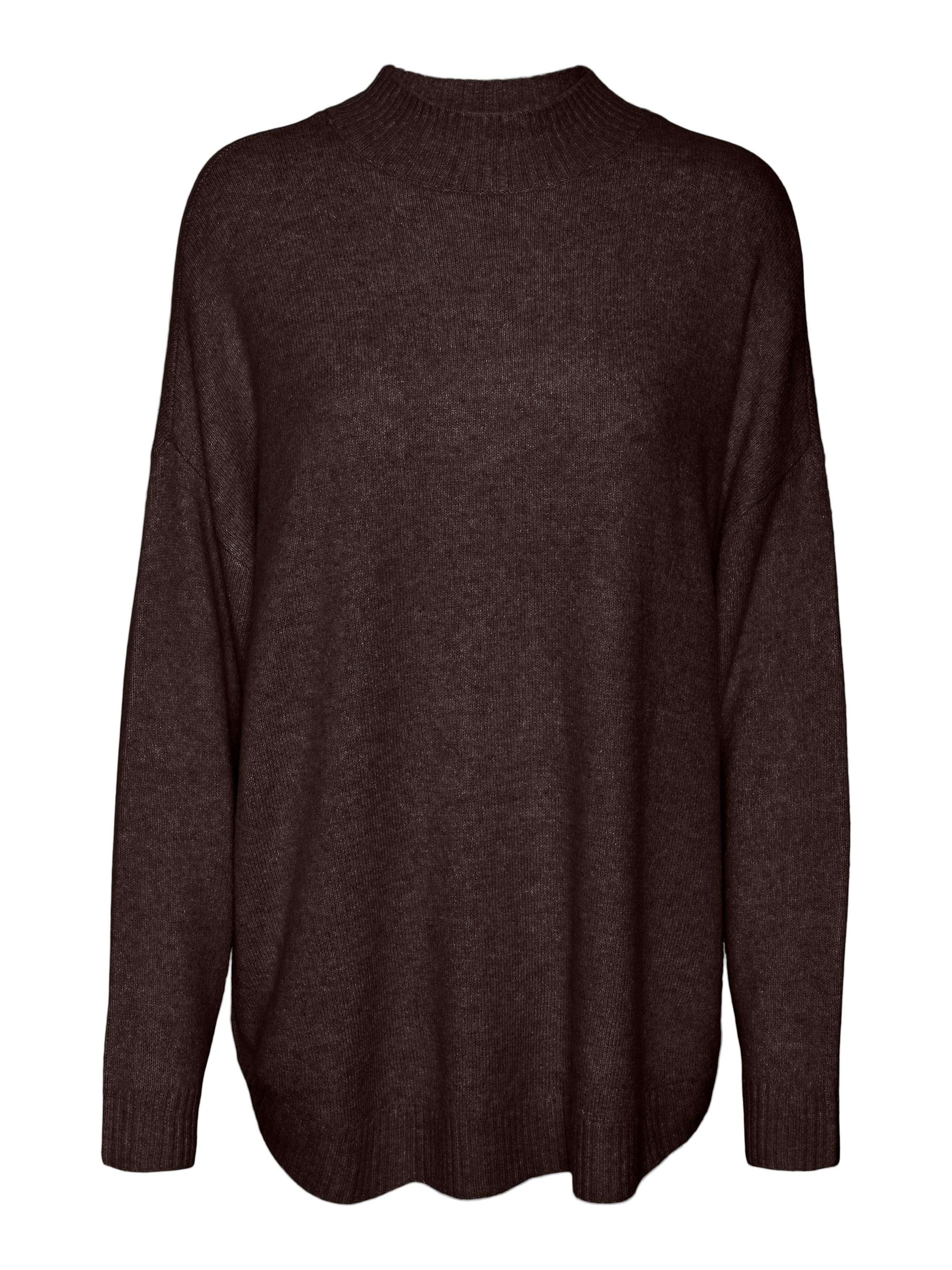 Vero Moda Gebreide trui VMPLAZA LS HIGHNECK LONG PULLOVER GA BOO