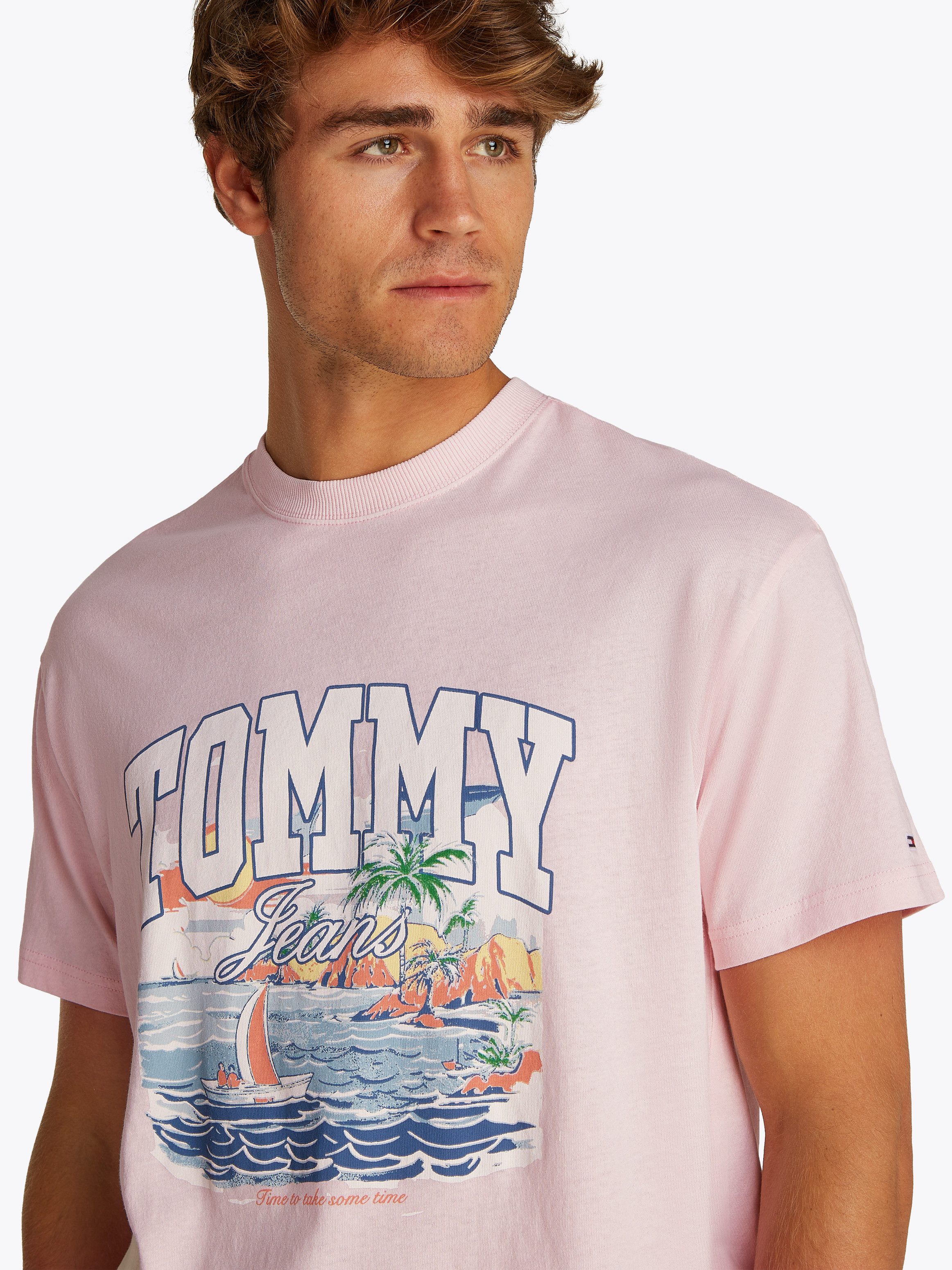 TOMMY JEANS T-shirt TJM RLX ARCH SAILING SS TEE EXT