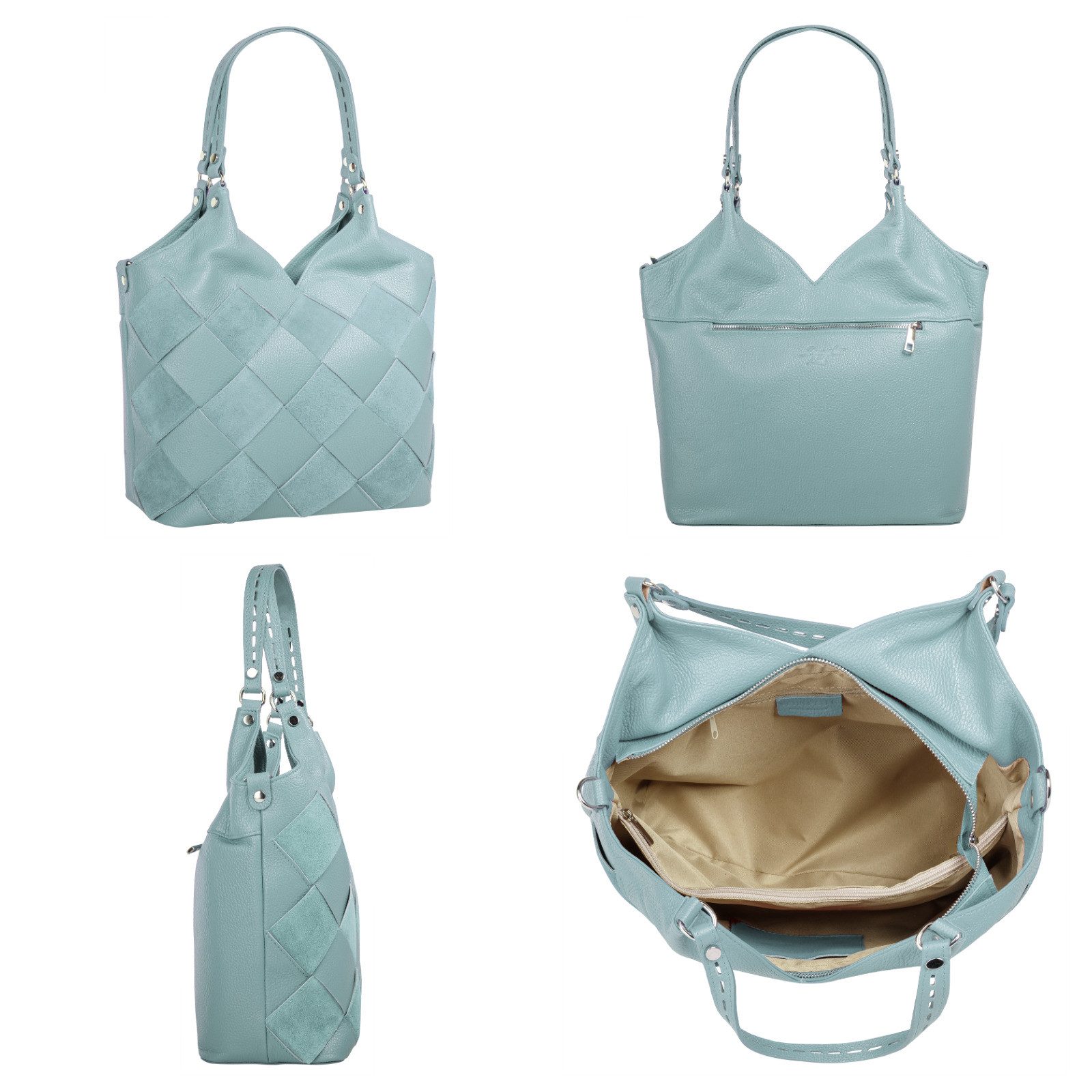 Samantha Look Shopper echt leer, made in italy