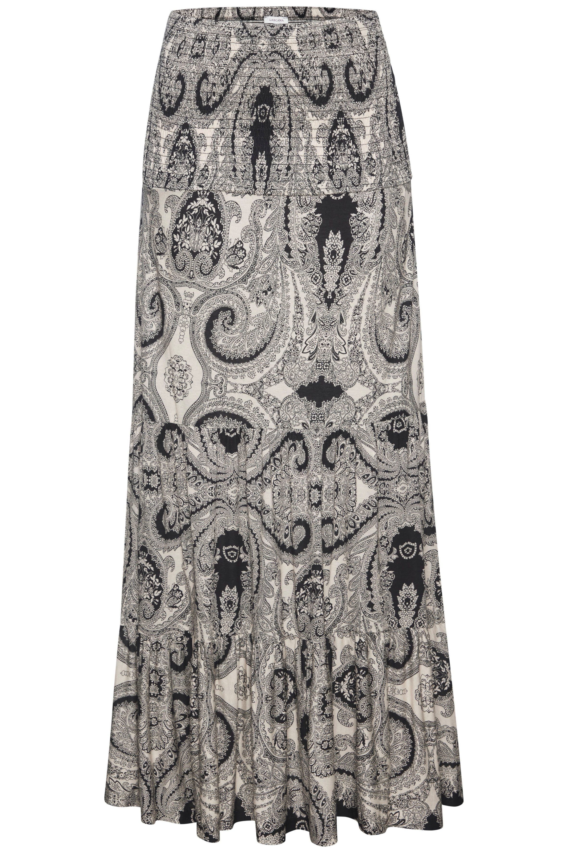 Lascana 2-in-1-jurk als rok of jurk te dragen, zomerjurk met alloverprint, maxirok