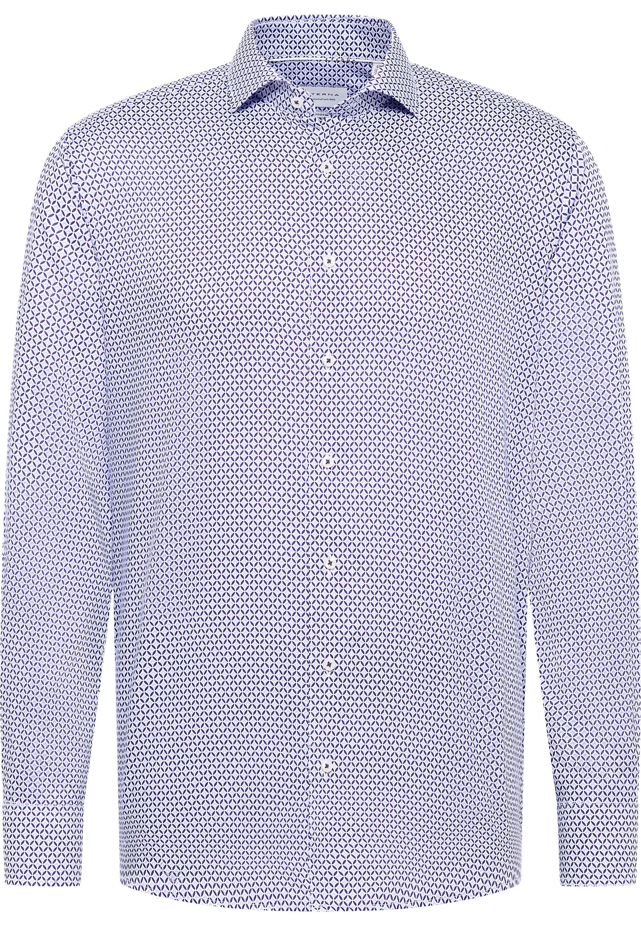 Eterna Overhemd met lange mouwen MODERN FIT NON IRON (strijkvrij)
