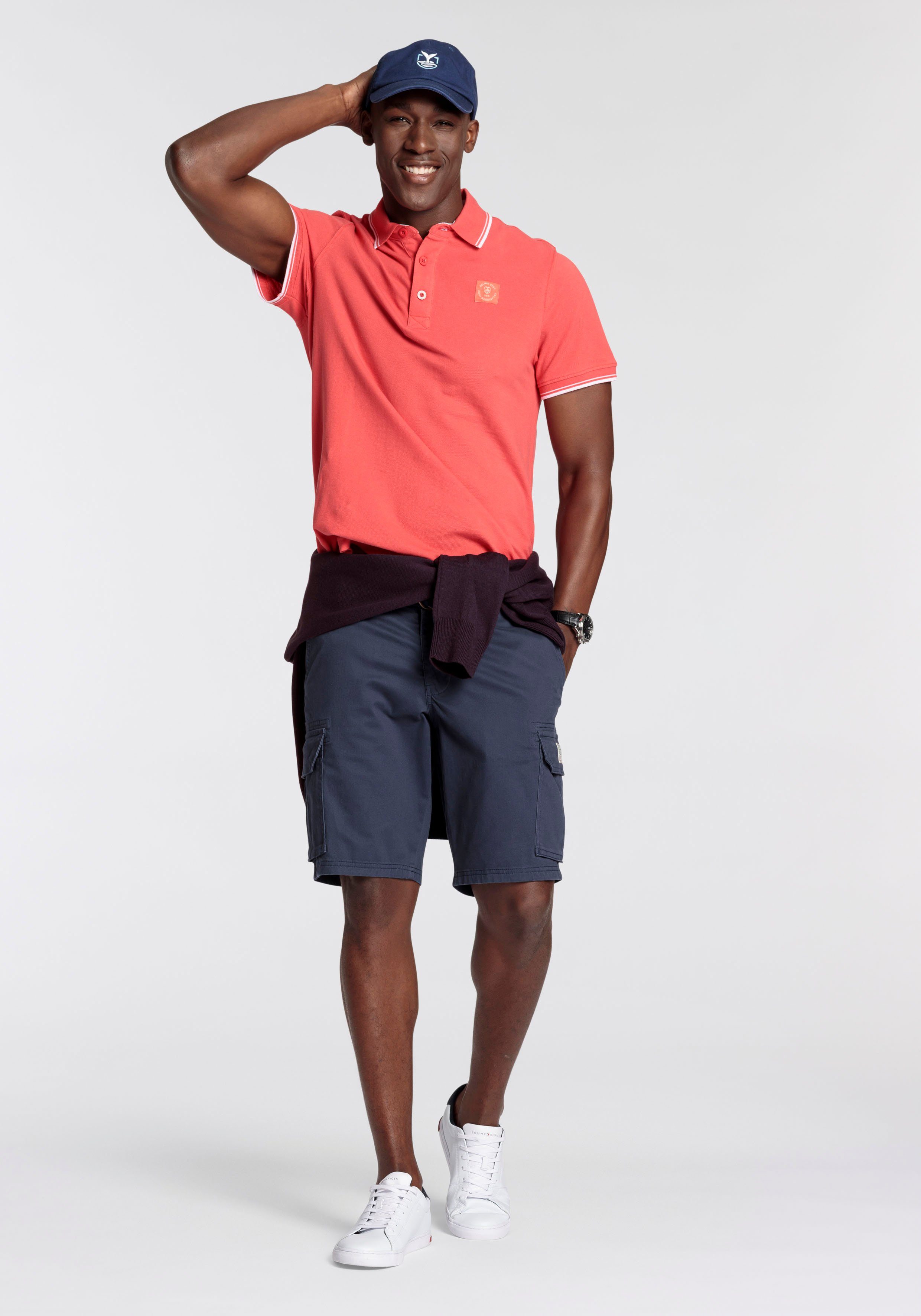 DELMAO Poloshirt Korte mouwen, losse pasvorm, polokraag, voor tennis of golf