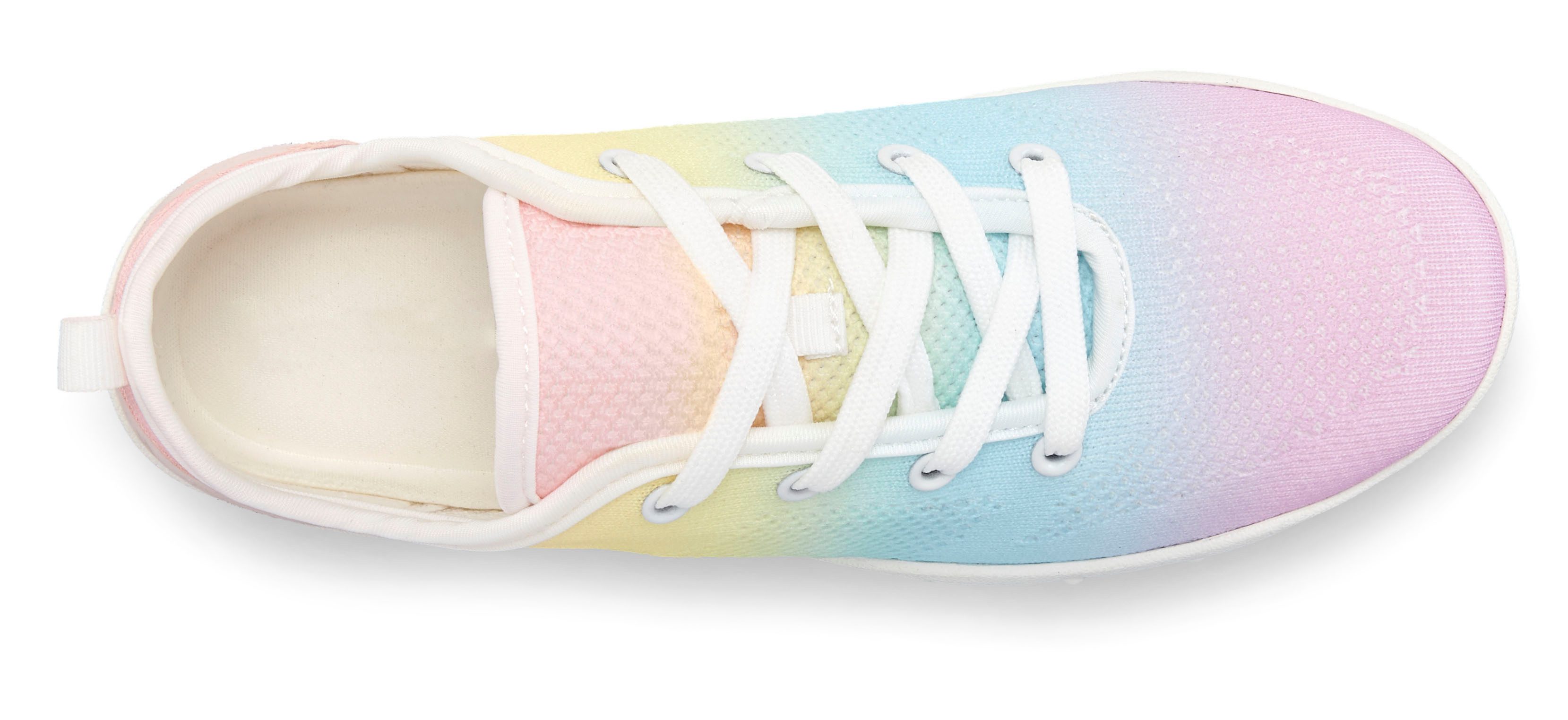 Vivance Sneakers Veterschoen, met lichte zool en modieuze kleurverloop vegan