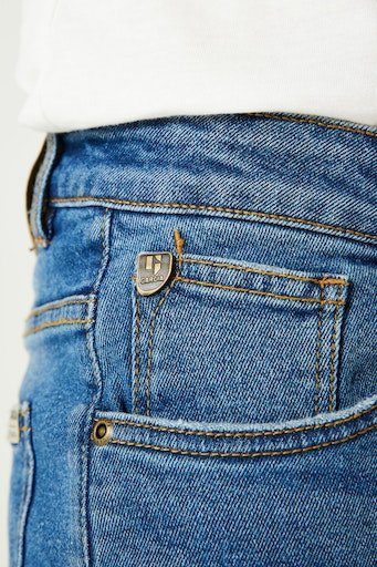 Garcia Dad-jeans Dalino voor jongens, met verwoeste effecten