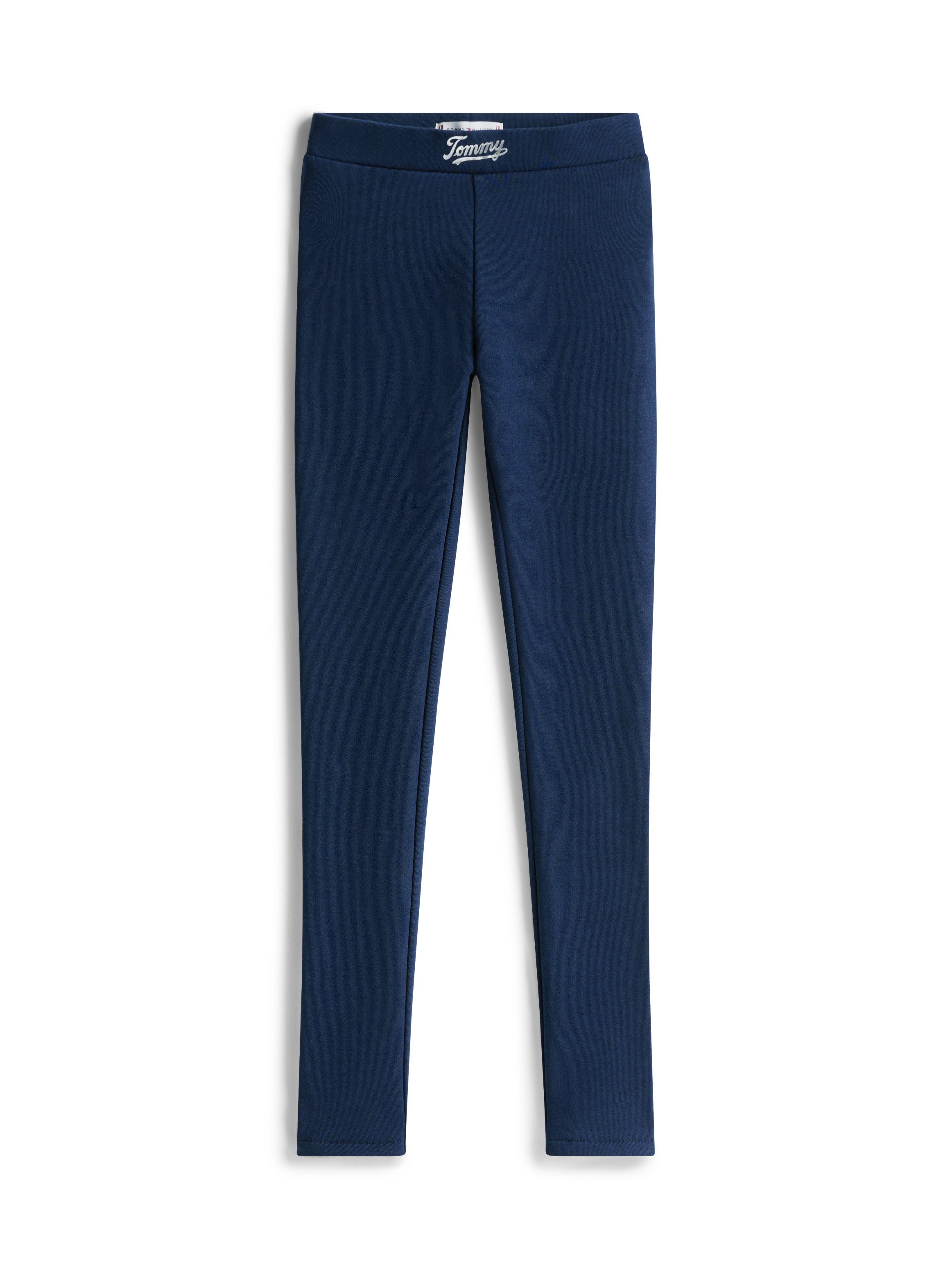 Tommy Hilfiger Legging voor kinderen tot 16 jaar, met logo-opdruk