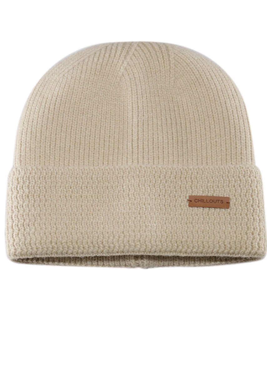 chillouts Beanie Heike Hat met modieuze omslag