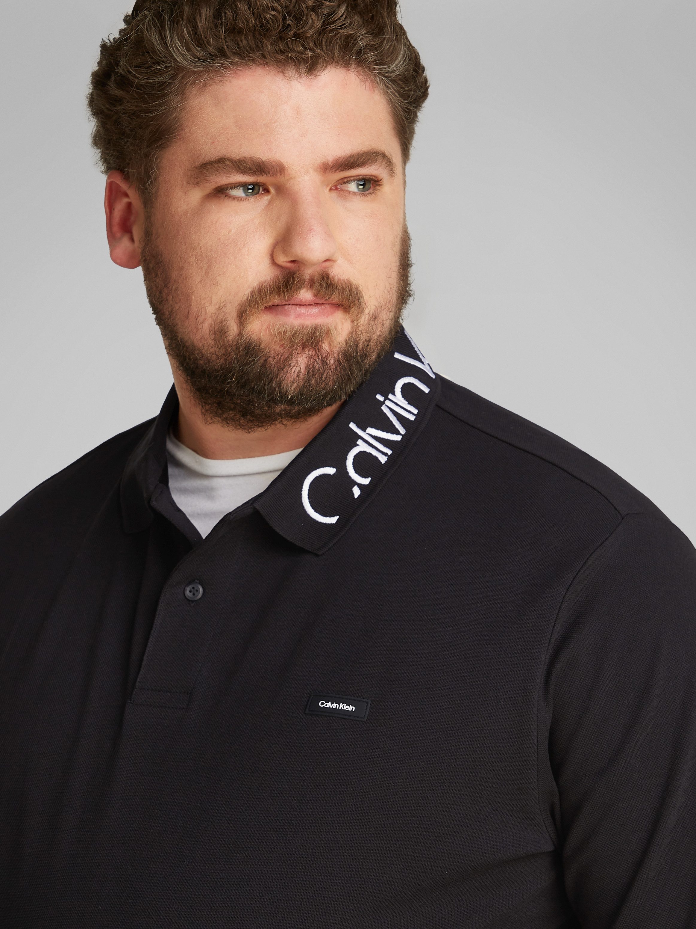 Calvin Klein Poloshirt BT_STRETCH PIQUE LOGO CLLR POLO